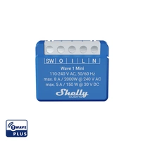 Shelly Qubino Wave 1 Mini Schaltaktor Z-Wave Shelly Qubino Wave 1 Mini Schaltaktor Z-Wave