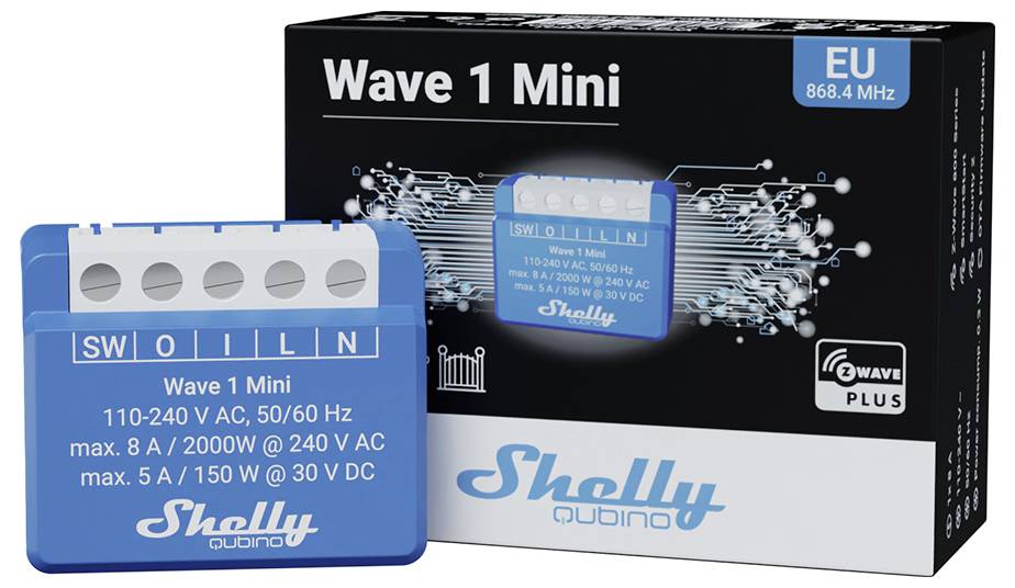 Shelly Qubino Wave 1 Mini Schaltaktor Z-Wave
