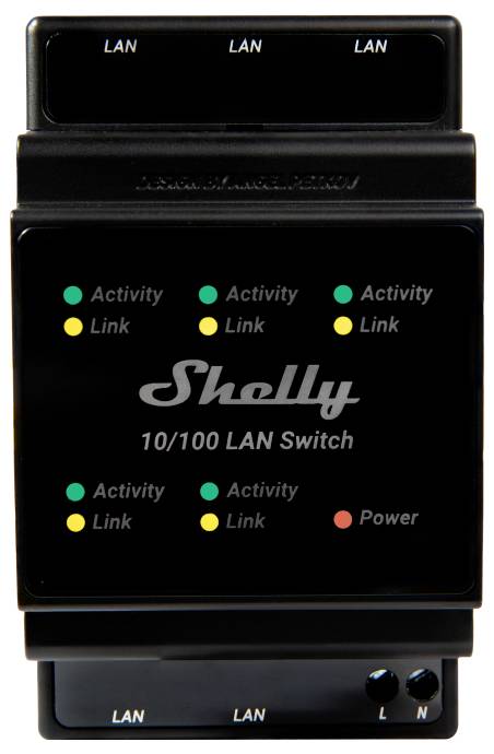 Shelly LAN Switch Hutschienenrelais