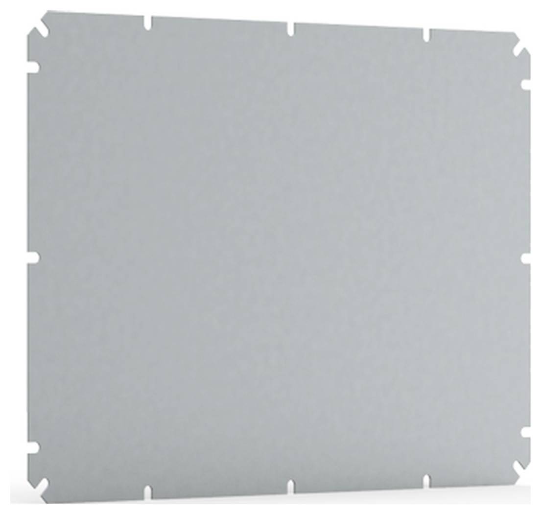 Rechteckige, silbergraue Aluminiumplatte mit abgerundeten Kanten und wegweisend für architektonische Fassadenanwendungen.