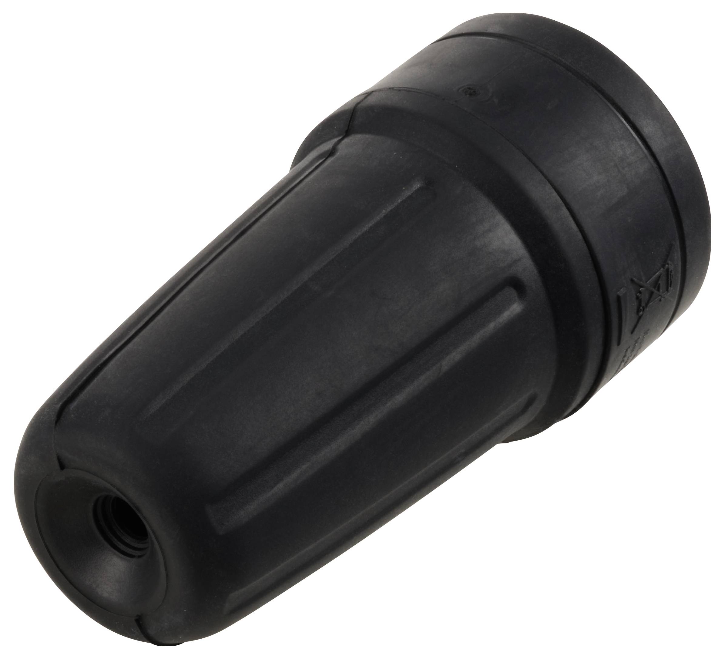 Sygonix SY-6618472 Schutzkontaktkupplung TPE 250 V/AC Schwarz