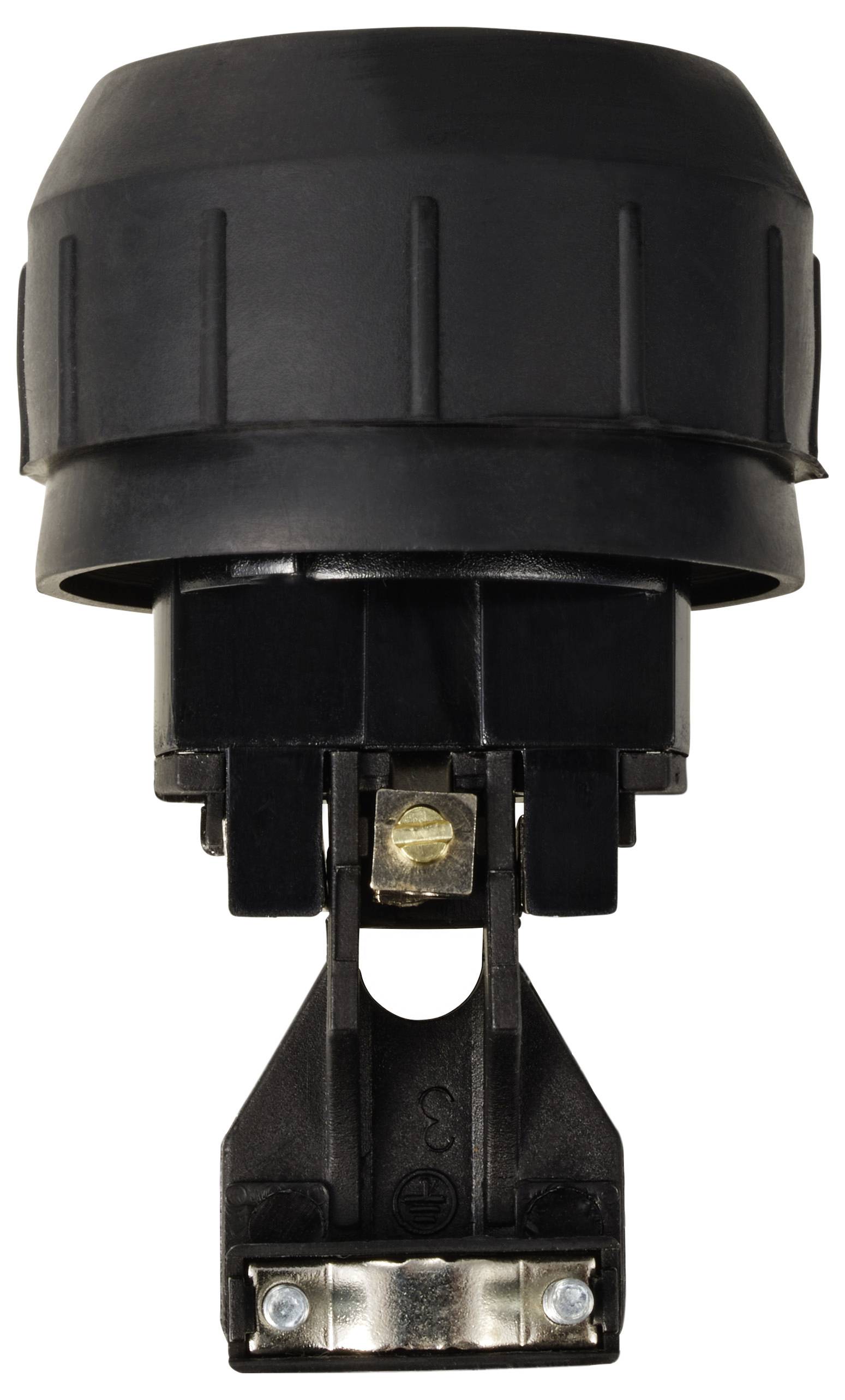 Sygonix SY-6618474 Schutzkontaktkupplung TPE 250 V/AC Schwarz IP44