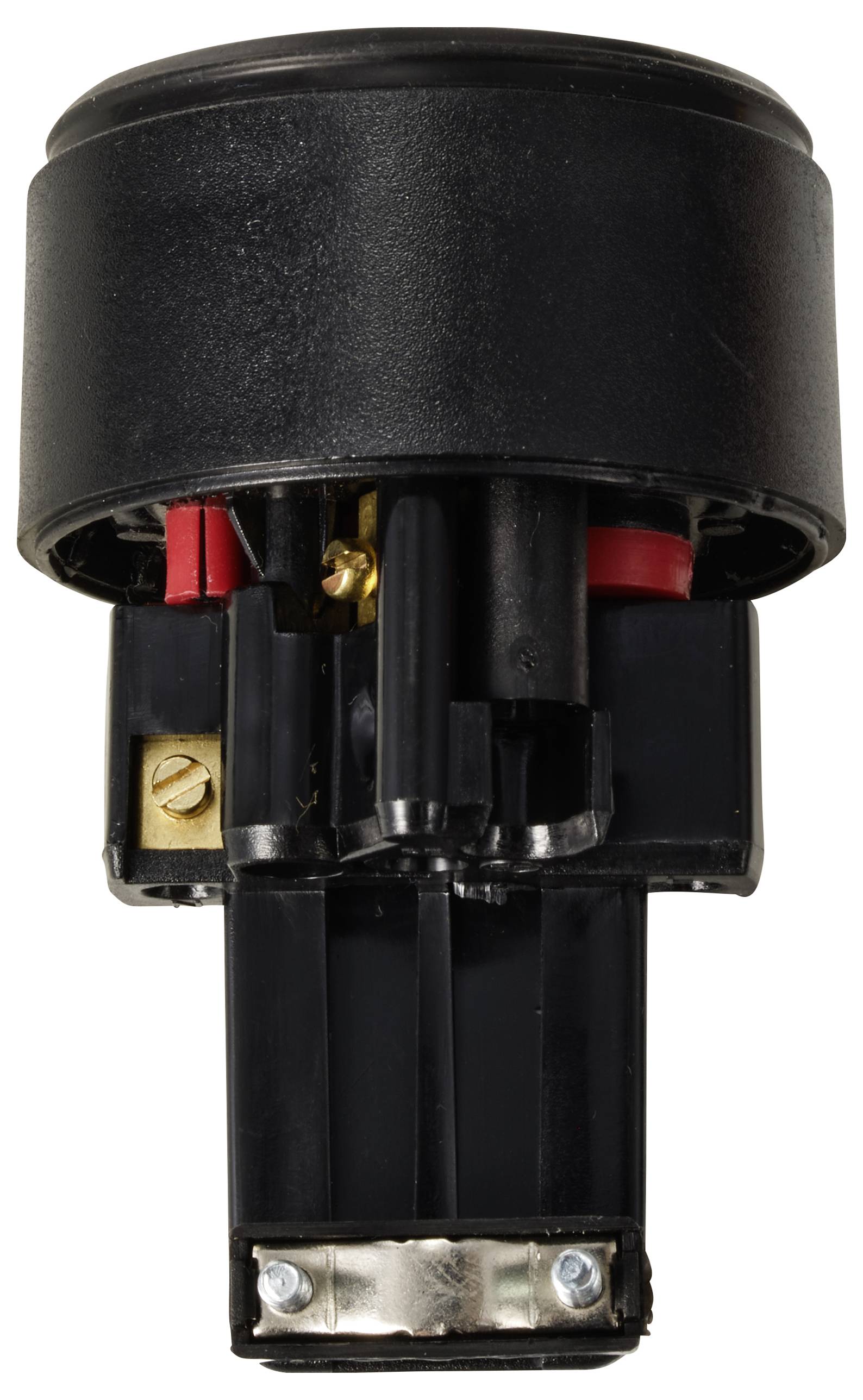 Sygonix SY-6618484 Schutzkontaktkupplung TPE, PC 250 V/AC Schwarz, Orange IP44