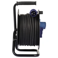 Sygonix SY-6618488 Kabeltrommel 30m Schwarz CEE-Stecker 16A 3polig Sygonix SY-6618488 Kabeltrommel 30m Schwarz CEE-Stecker 16A 3polig