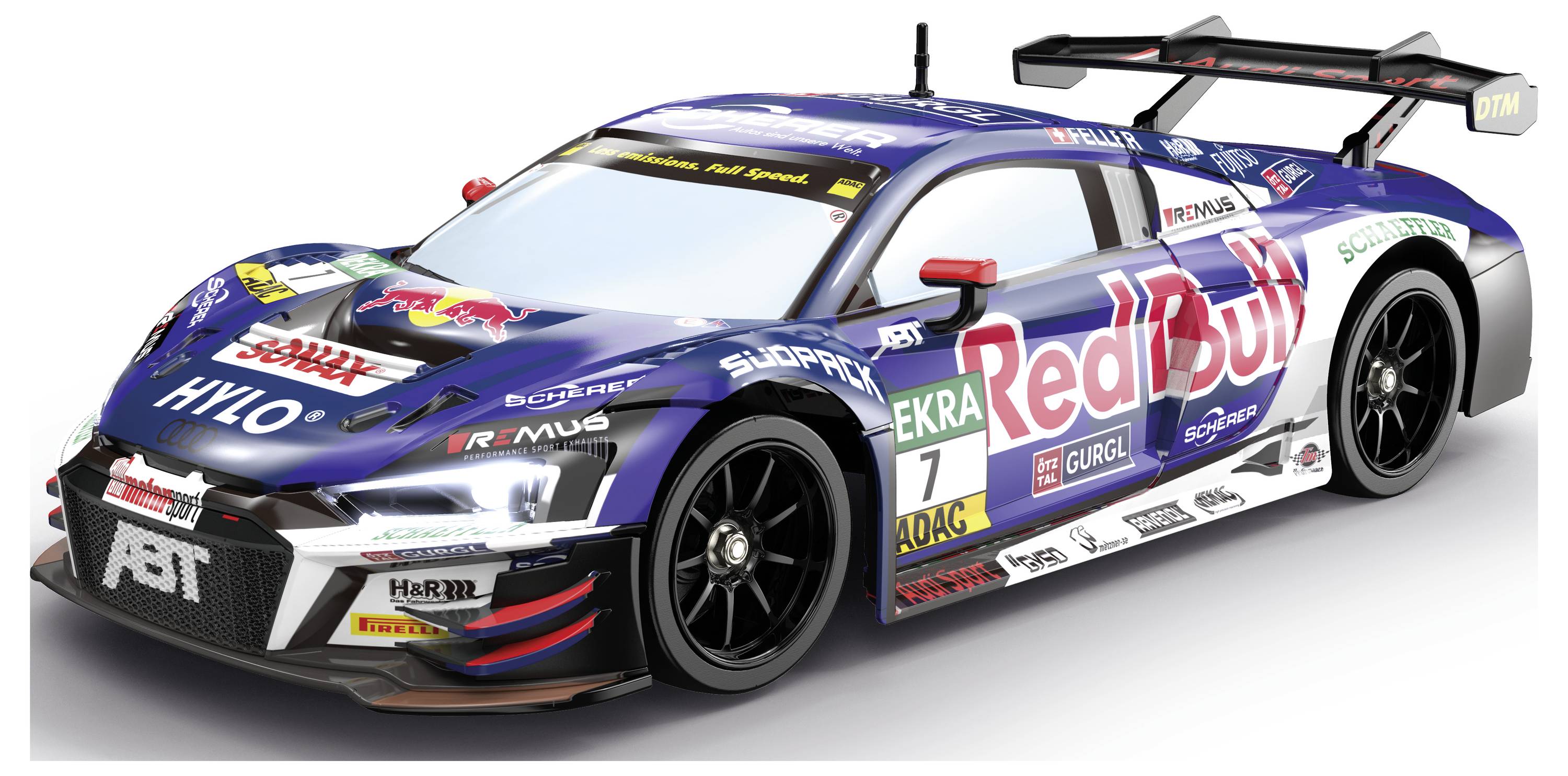 Carrera RC 370160149 Red Bull Audi R8LMS GT3 evo II 1:16 RC Einsteiger Modellauto Elektro Rennwagen