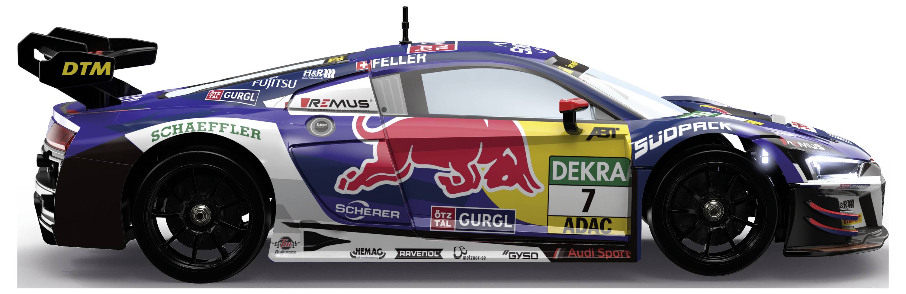 Carrera RC 370160149 Red Bull Audi R8LMS GT3 evo II 1:16 RC Einsteiger Modellauto Elektro Rennwagen