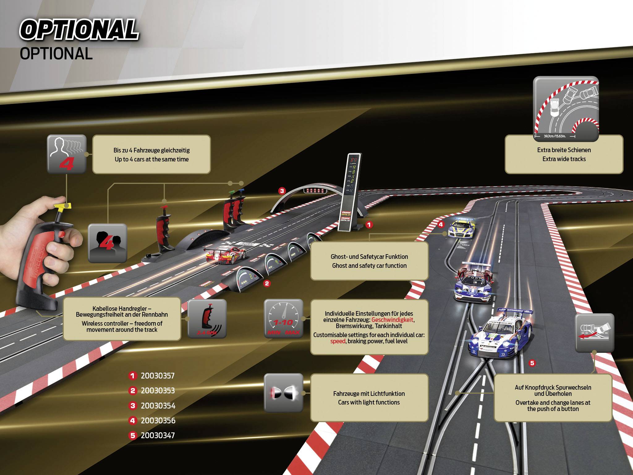 Carrera 20023633 DIGITAL 124 Full Speed Start-Set