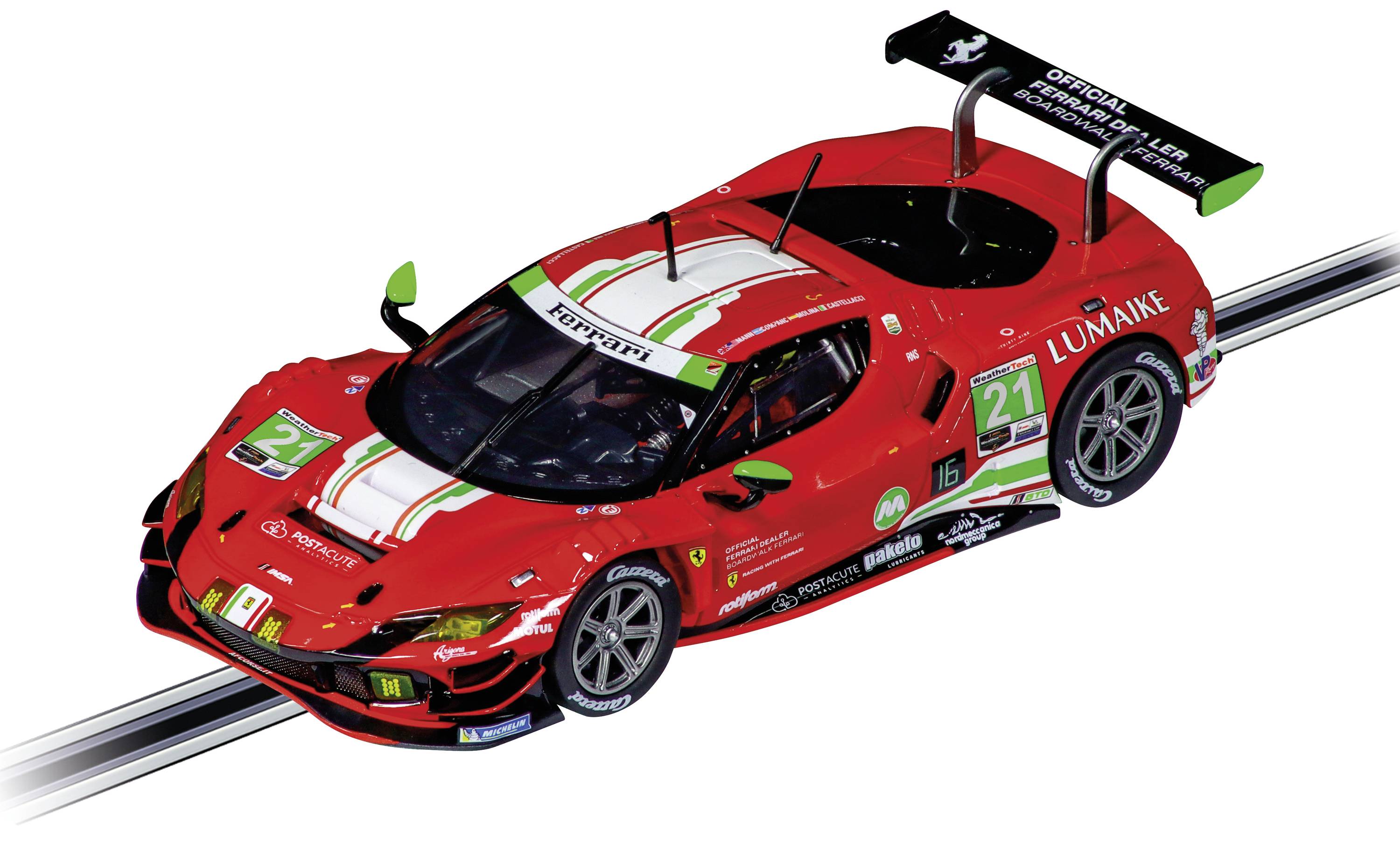Carrera 20032001 DIGITAL 132 Auto Ferrari 296 GT3 "AF Corse, No.21"
