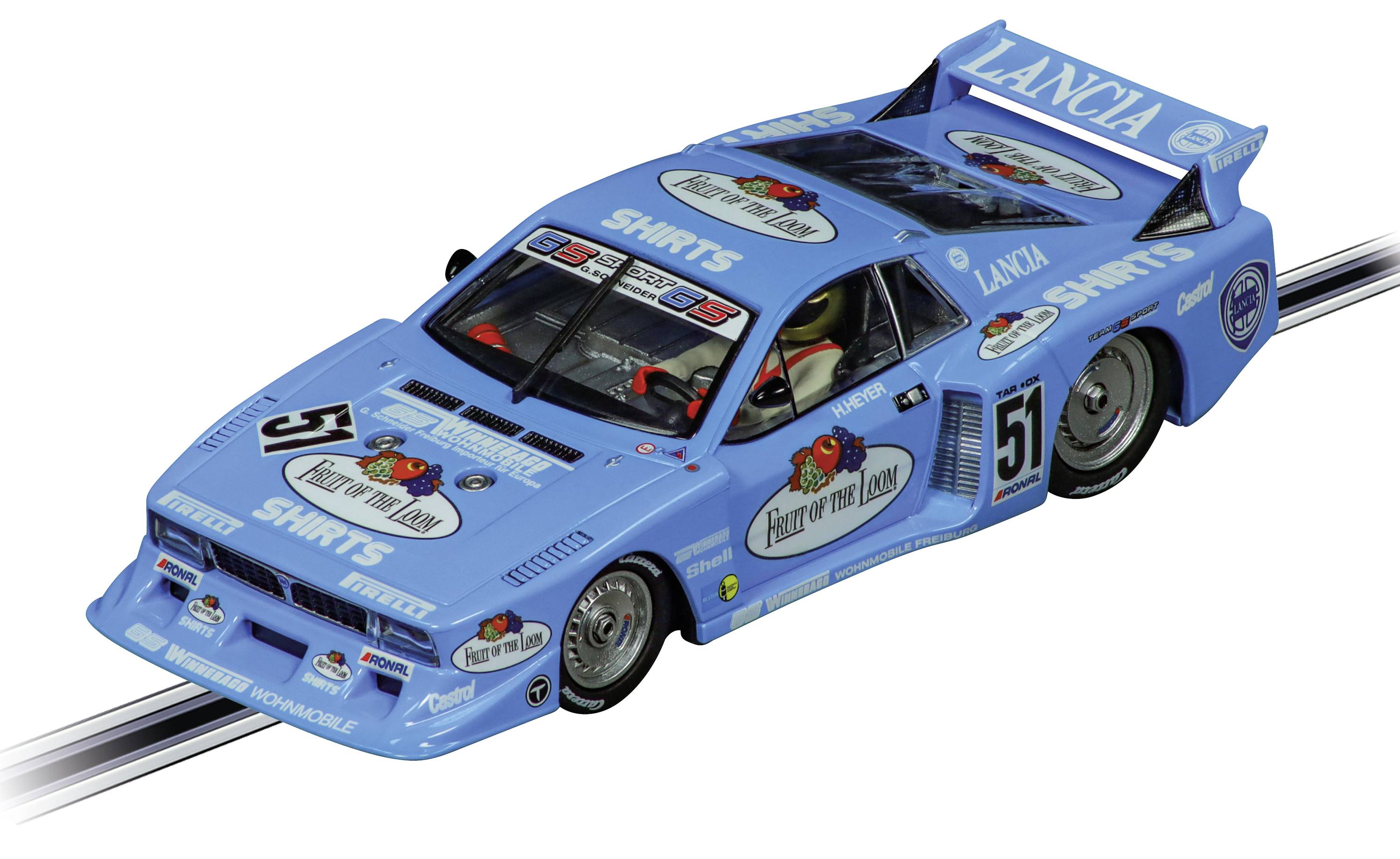 Carrera 20032029 DIGITAL 132 Auto Lancia Beta Montecarlo Turbo "Fruit of the Loom, No.51"