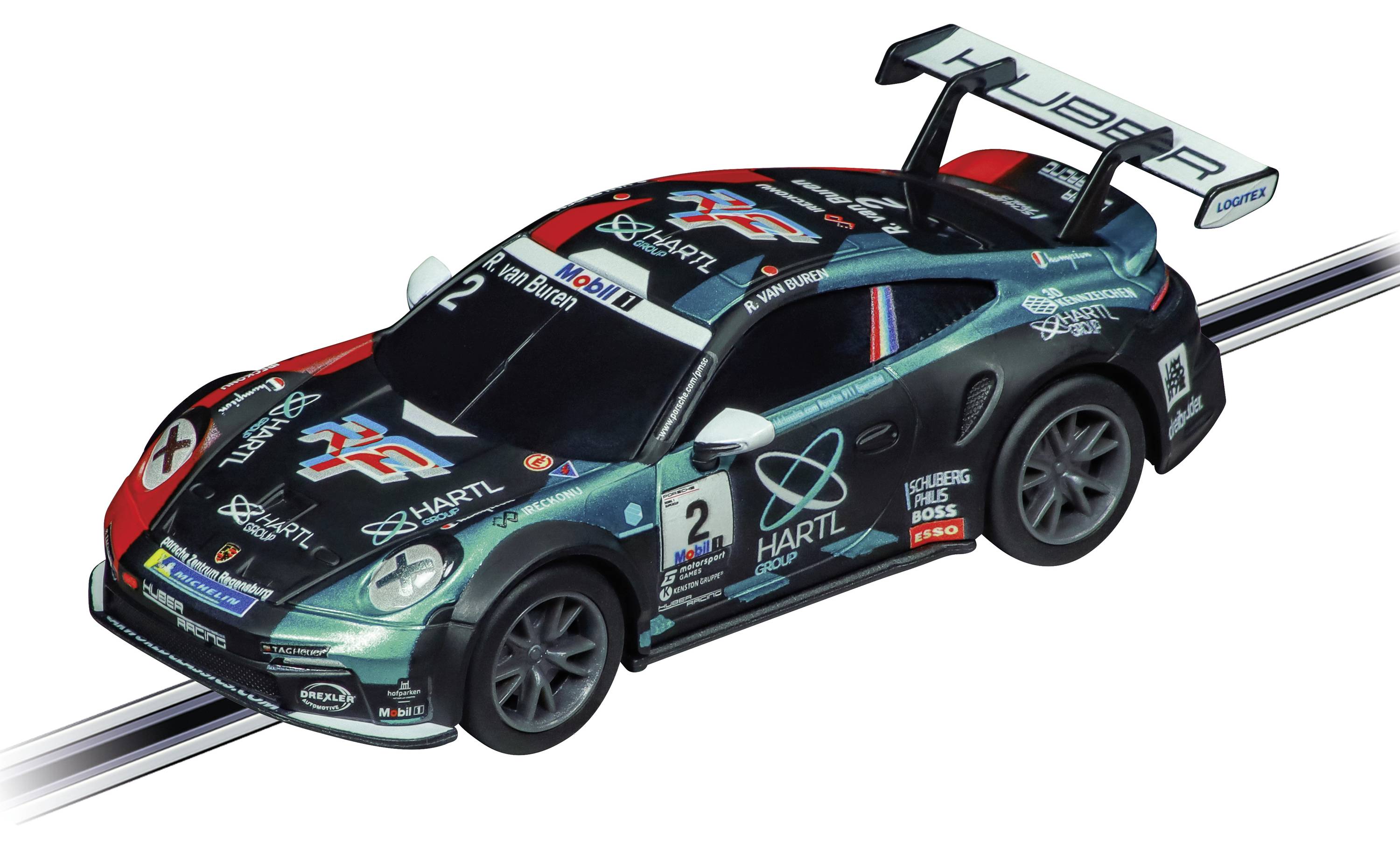 Carrera 20064244 GO!!! Auto Porsche 911 GT3 Cup (992) "Huber Racing, No.2"