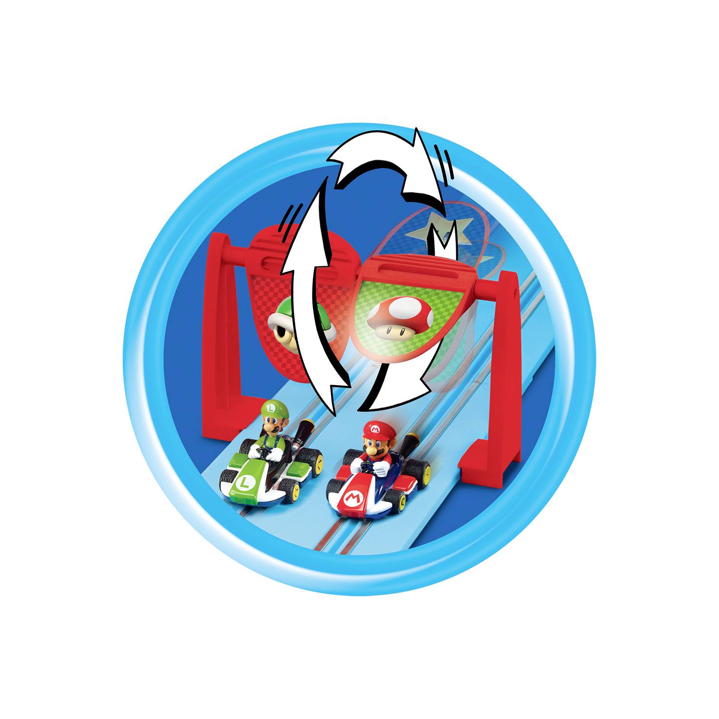 Carrera 20063028 First Mario Kart™ - Mario vs. Luigi Start-Set