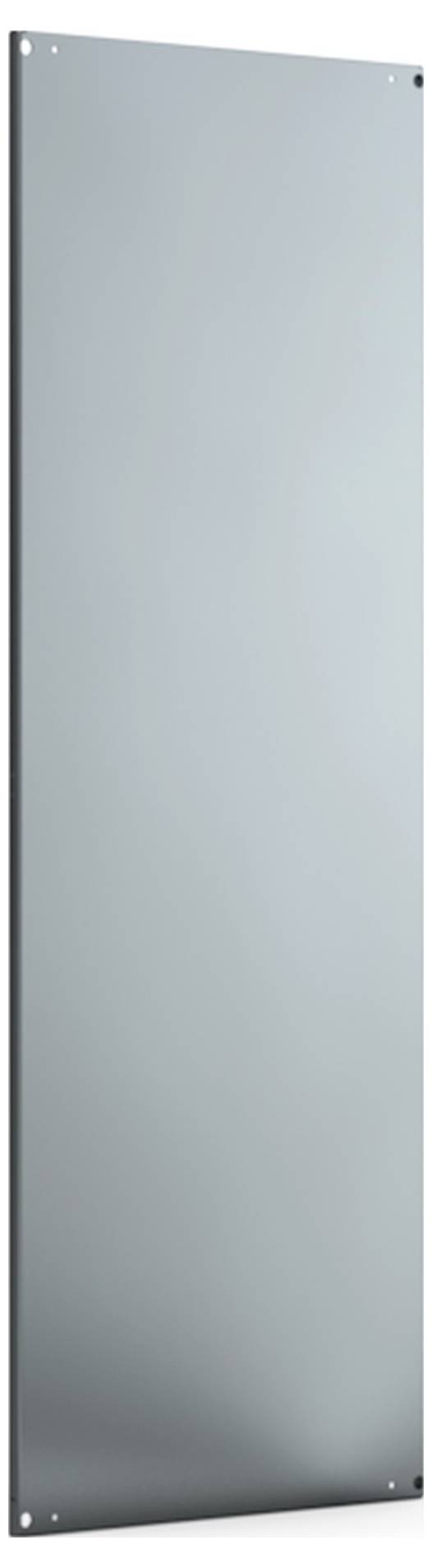 Metallplatte in rechteckiger Form mit glänzender Oberfläche.