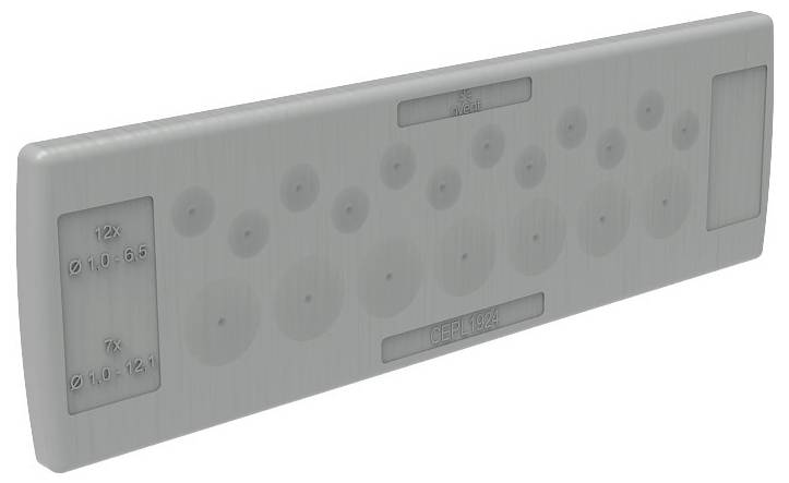 NVent HOFFMAN CEPL1924 Kabeleinführung Kunststoff Messing 10St.