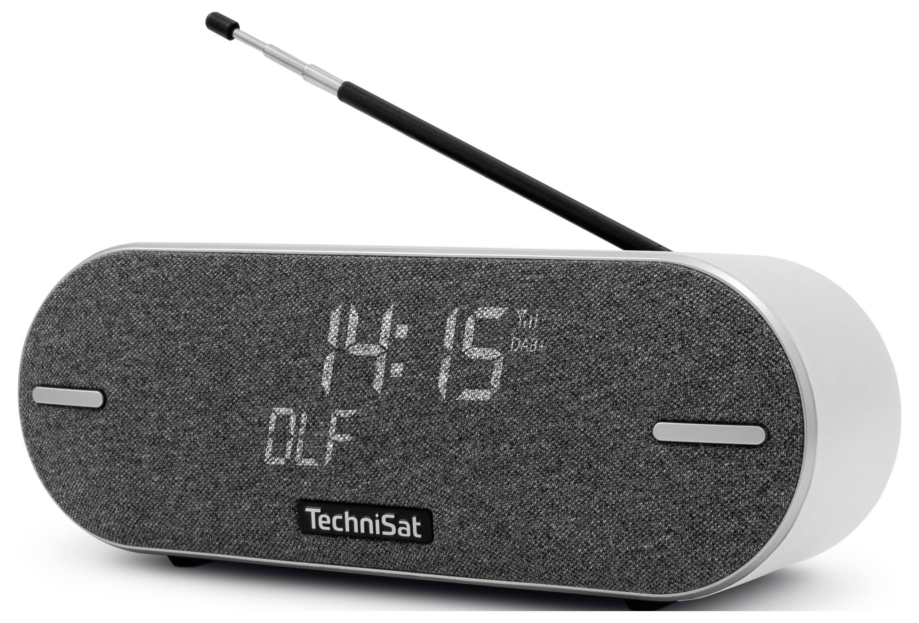 TechniSat DIGITRADIO BT 2 Tischradio DAB+, UKW Bluetooth®, DAB+, UKW Lichtgrau