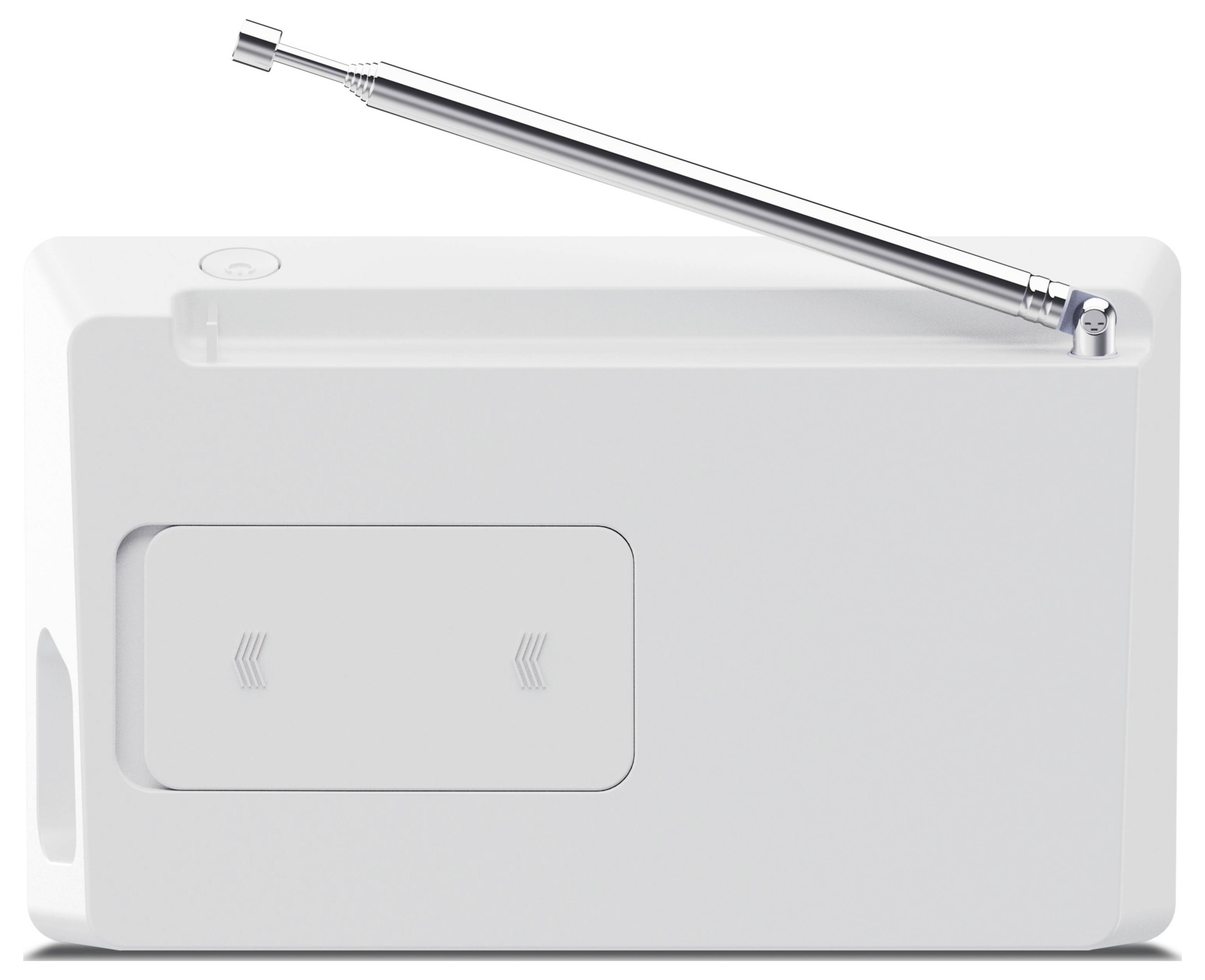 TechniSat DIGITRADIO 2 Tischradio DAB+, UKW DAB+, UKW, Bluetooth® Weckfunktion Weiß