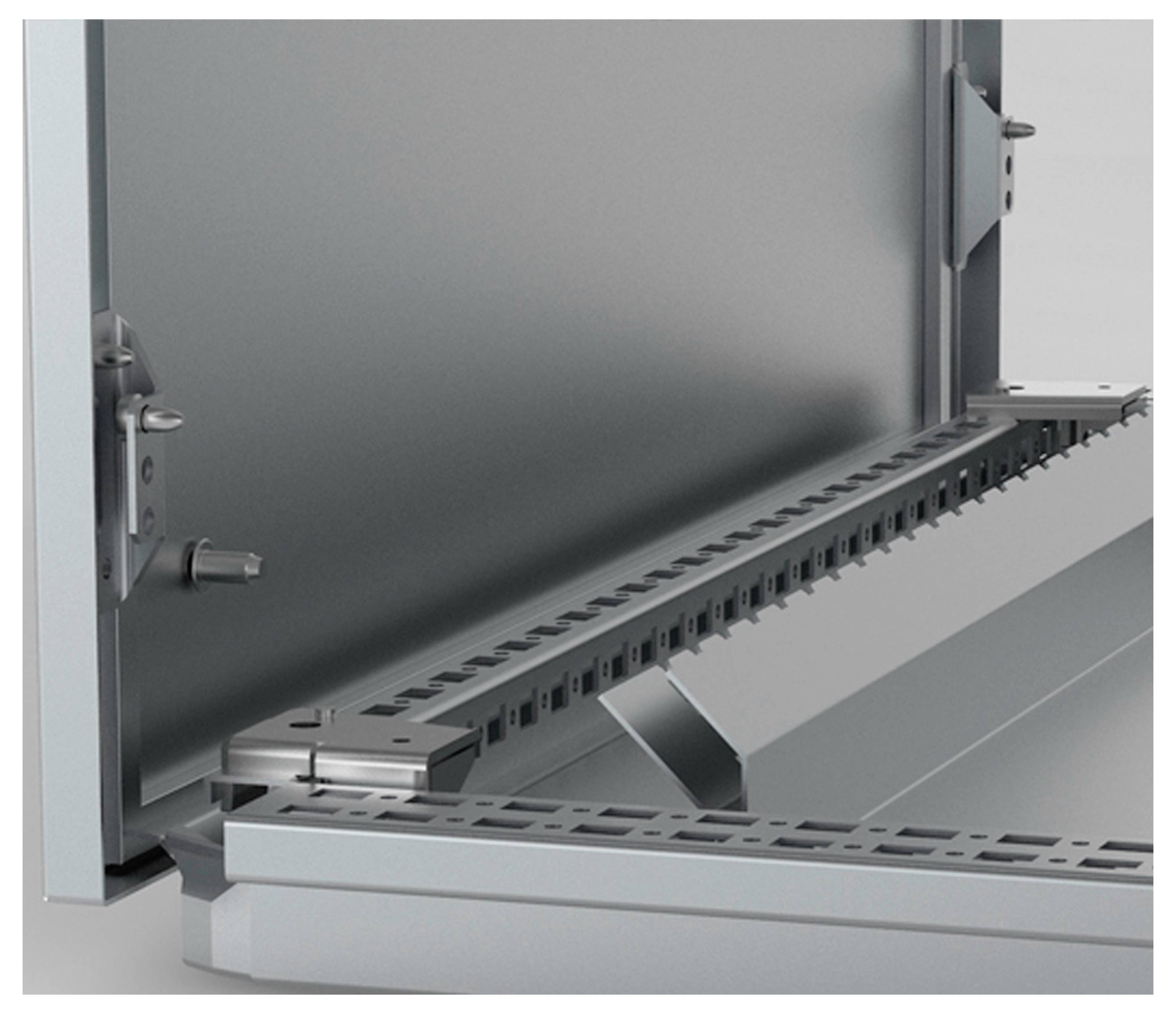 Metallverbindung mit eingelegtem Rechteck, zeigt präzises Engineering-Design.