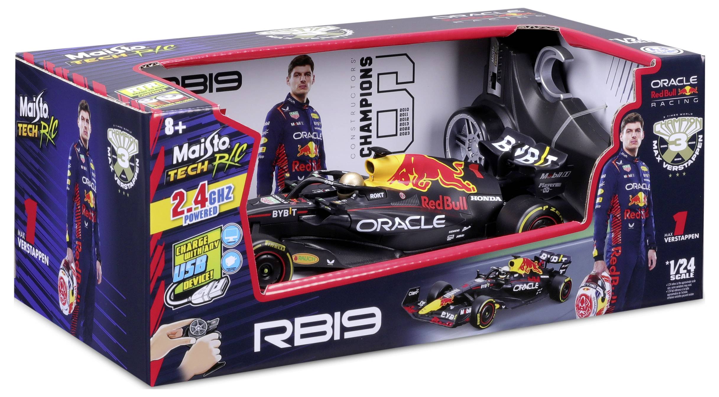 MaistoTech 582358V F1 RedBull RB19 ´23 1:24 RC Einsteiger Modellauto Elektro Rennwagen