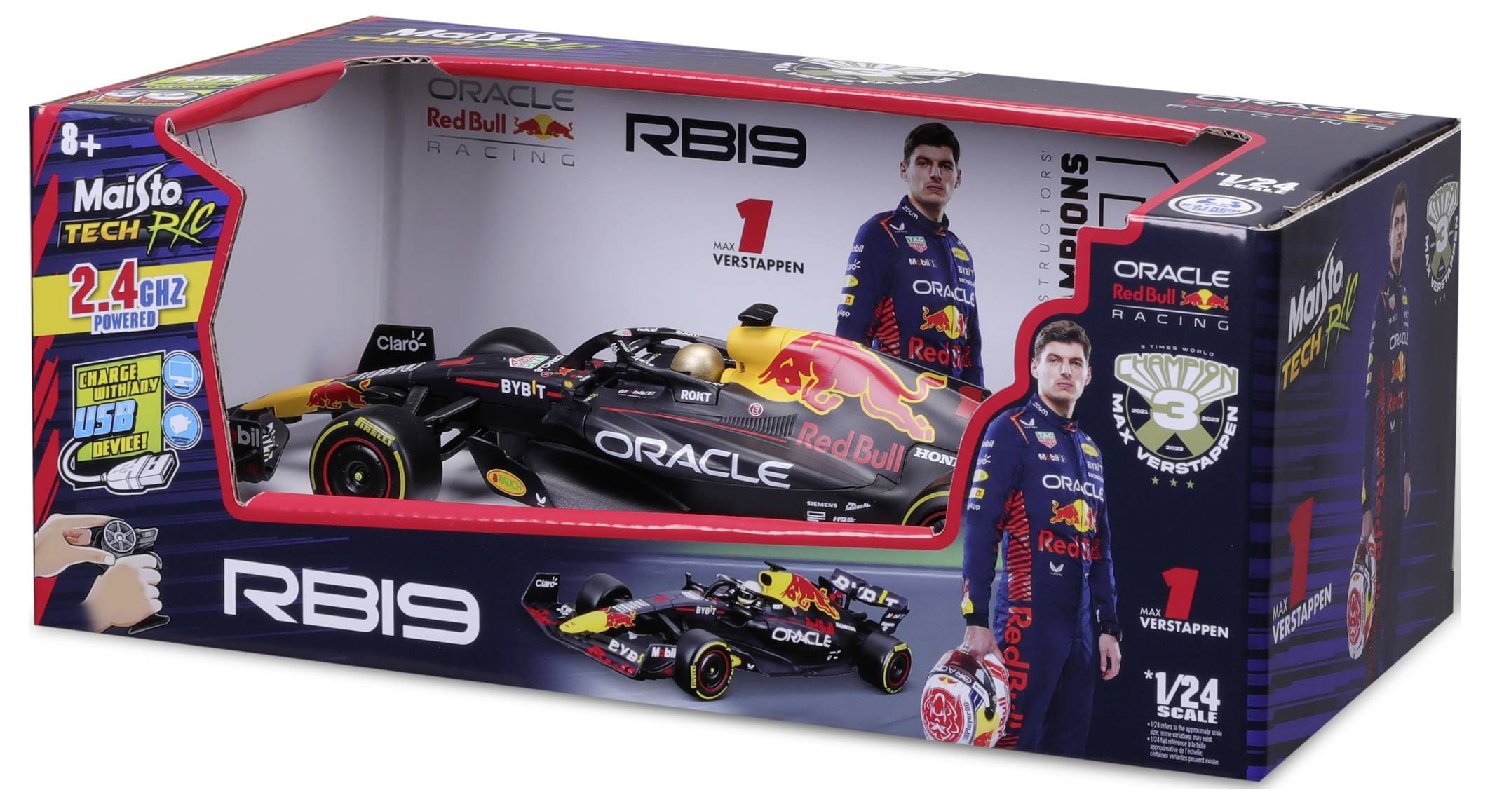 MaistoTech 582358V F1 RedBull RB19 ´23 1:24 RC Einsteiger Modellauto Elektro Rennwagen