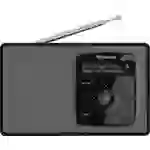 TechniSat DIGITRADIO 2 Tischradio DAB+, UKW DAB+, UKW, Bluetooth® Weckfunktion Schwarz/Silber TechniSat DIGITRADIO 2 Tischradio DAB+, UKW DAB+, UKW, Bluetooth® Weckfunktion Schwarz/Silber