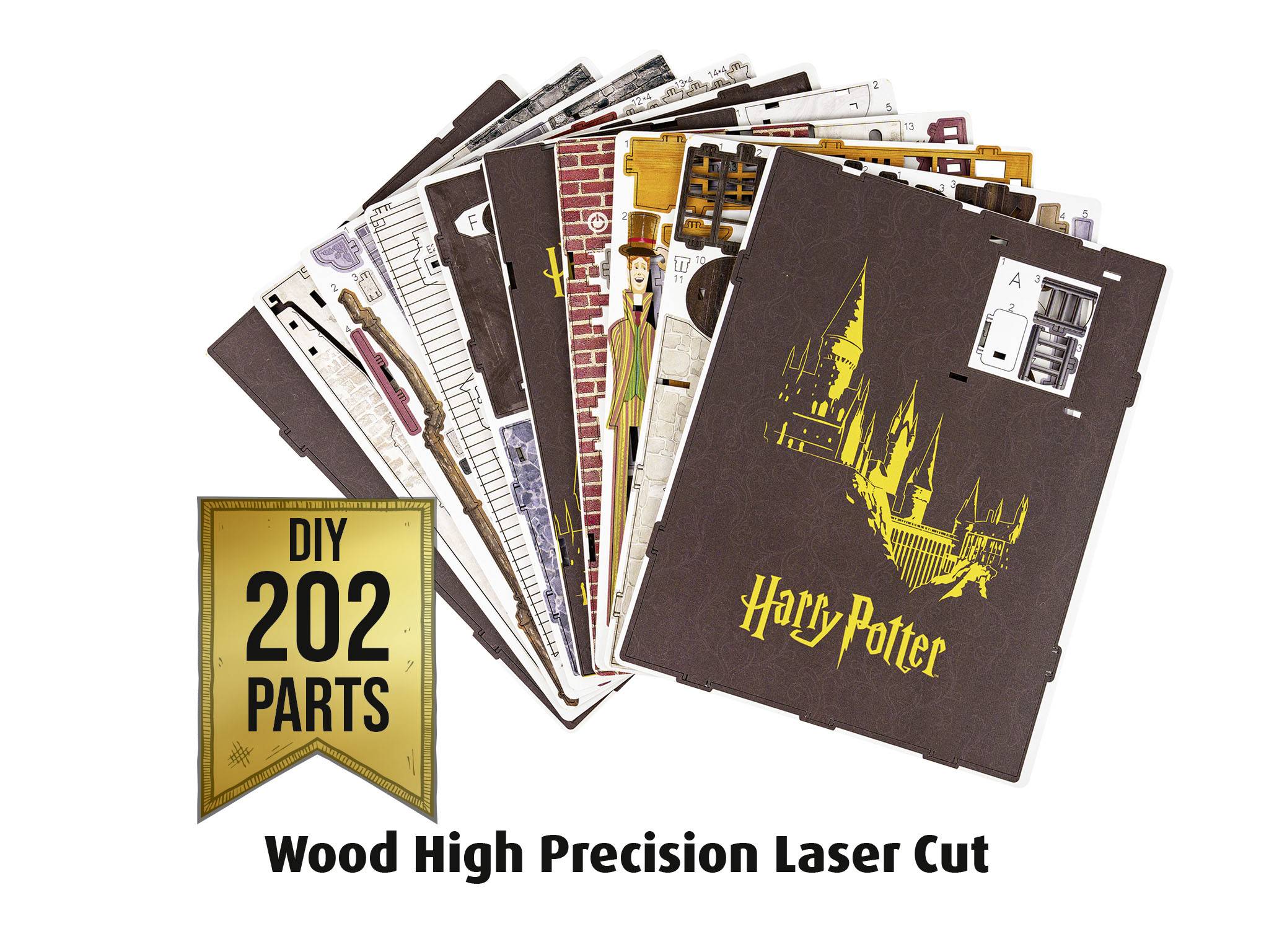 Revell Holz Tiny Adventures Diagon Alley-Harry Potter Gebäude Bausatz