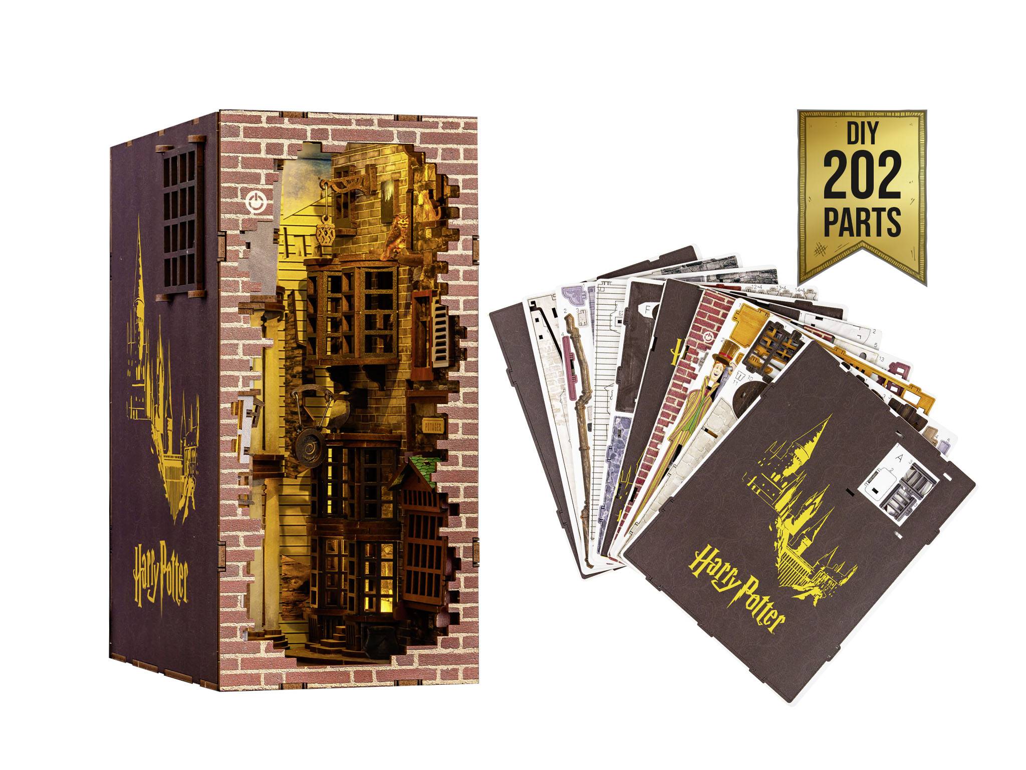 Revell Holz Tiny Adventures Diagon Alley-Harry Potter Gebäude Bausatz