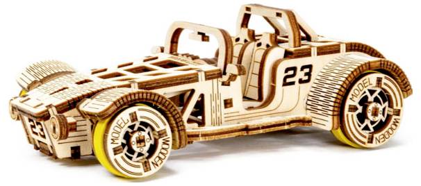 Revell Holz Tiny Adventures - Roadster Automodell Bausatz