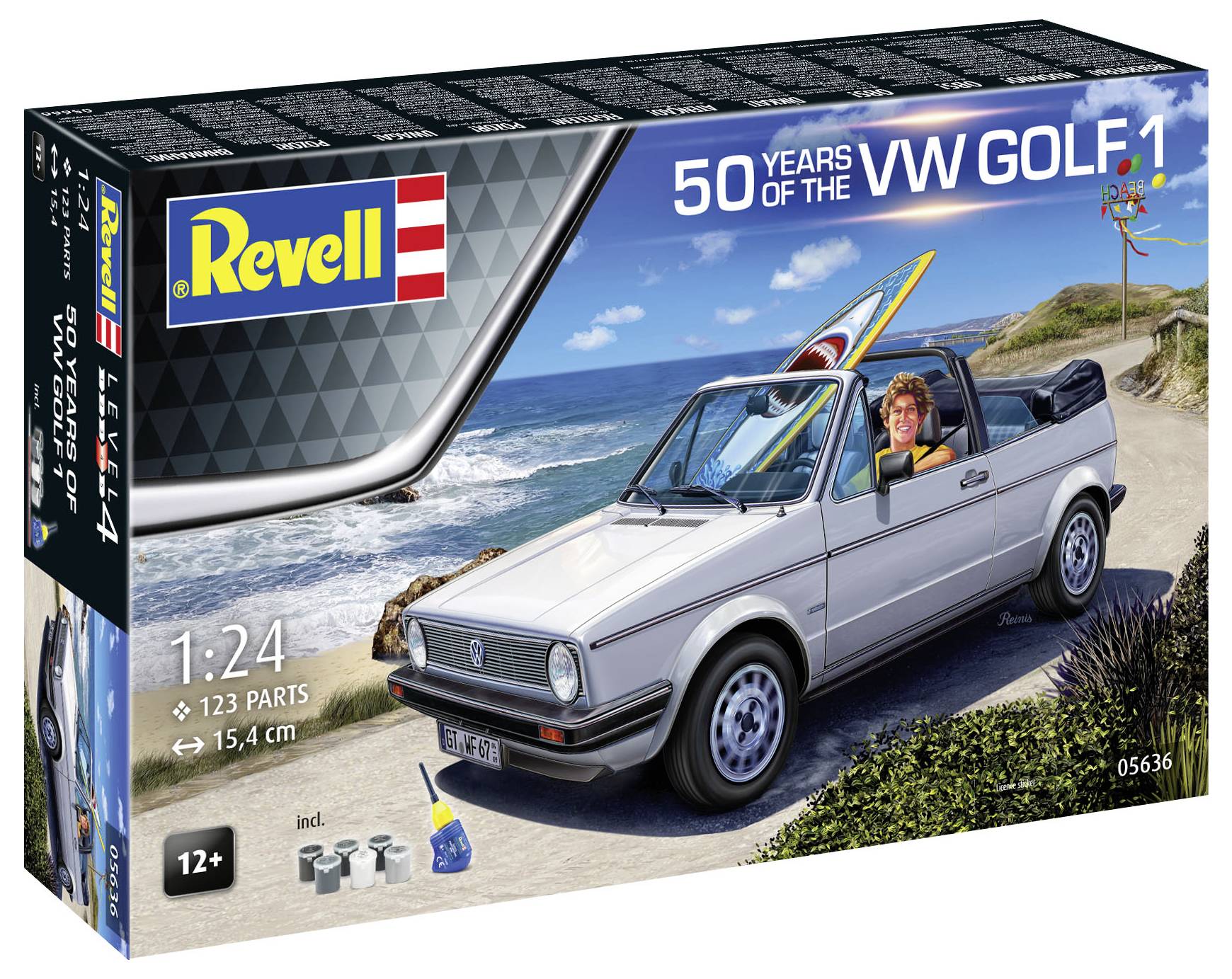 Revell 05636 50 Years of VW Golf 1 Automodell Bausatz 1:24