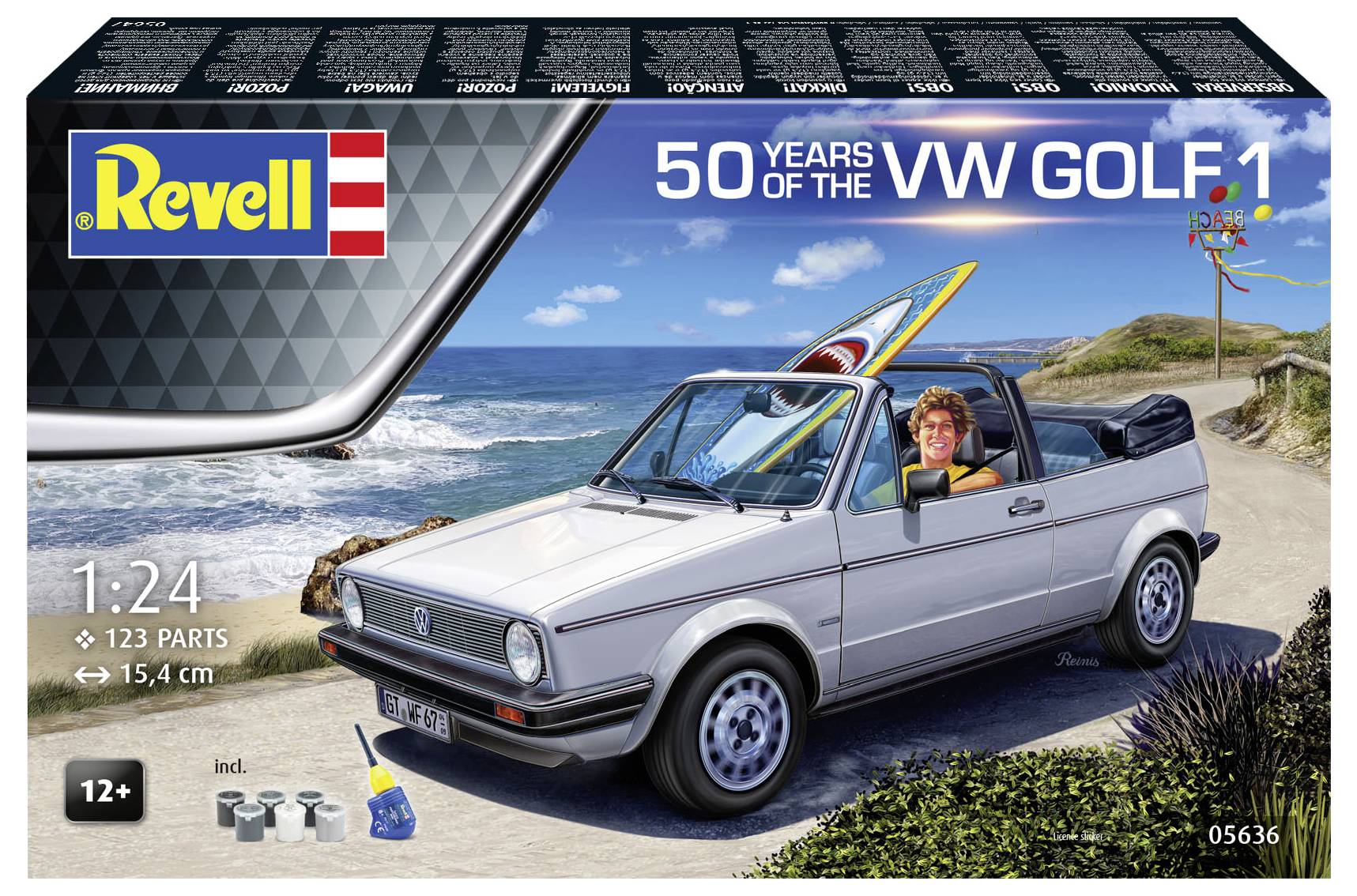 Revell 05636 50 Years of VW Golf 1 Automodell Bausatz 1:24