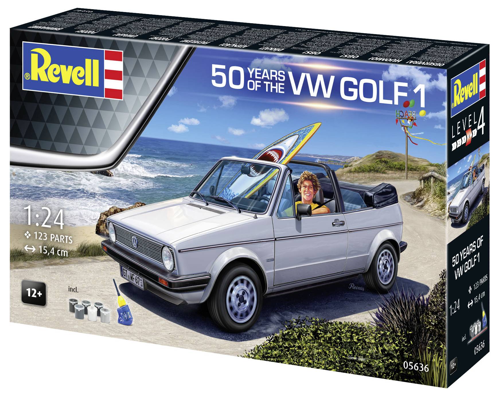 Revell 05636 50 Years of VW Golf 1 Automodell Bausatz 1:24