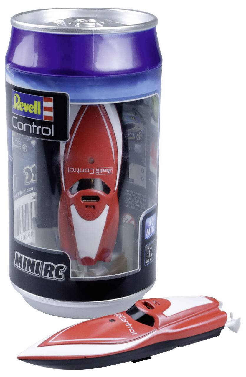 Revell Control Mini rot RC Einsteiger Motorboot RtR 75mm