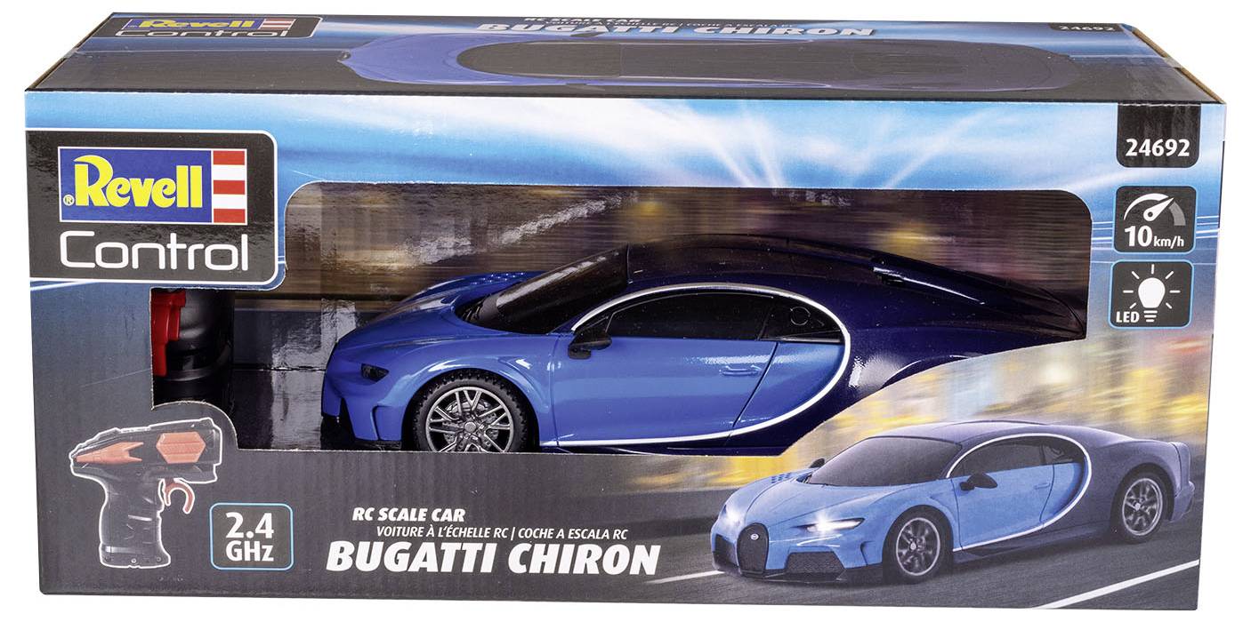 Revell Control 24692 Bugatti Chiron 1:24 RC Einsteiger Modellauto Elektro Sportwagen