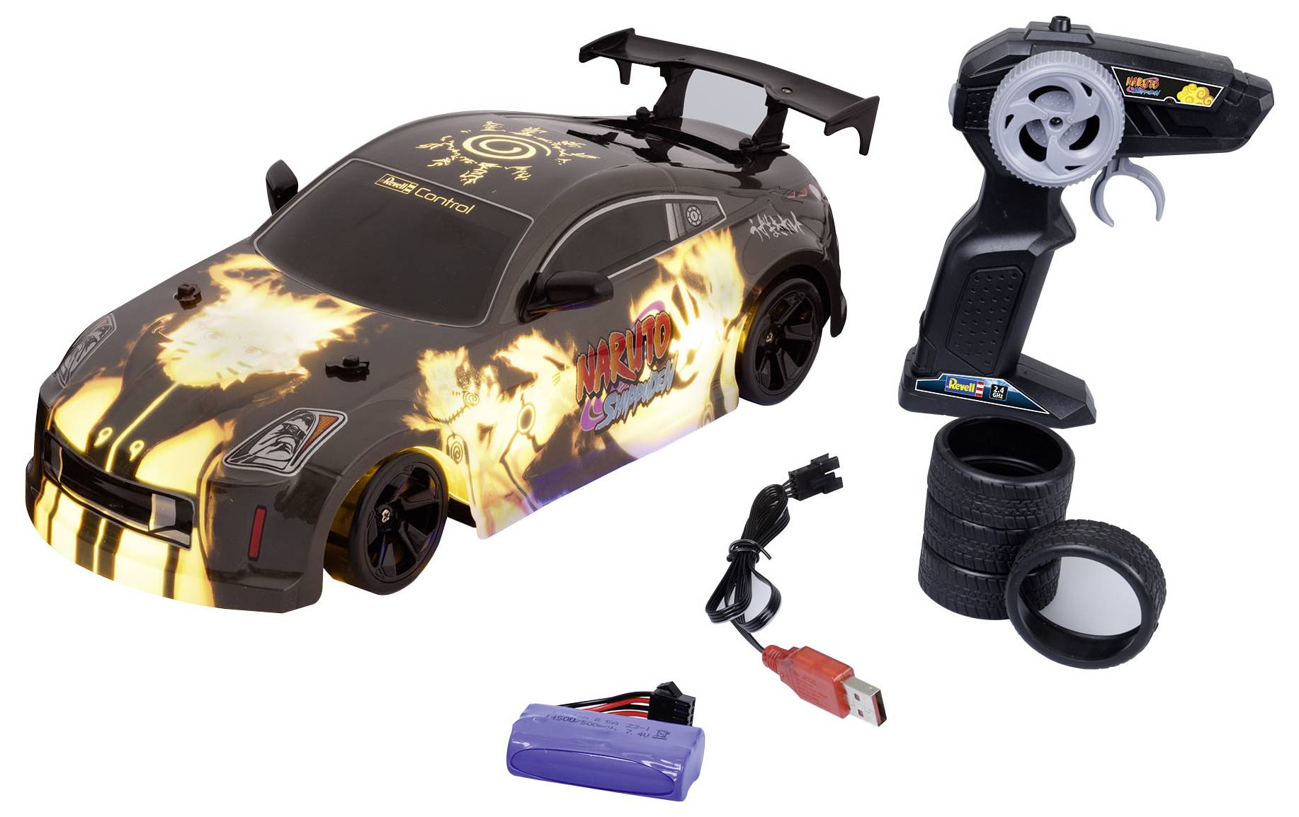 Revell Control 24695 Anime Drift Car Naruto 1:18 RC Einsteiger Modellauto Elektro Sportwagen