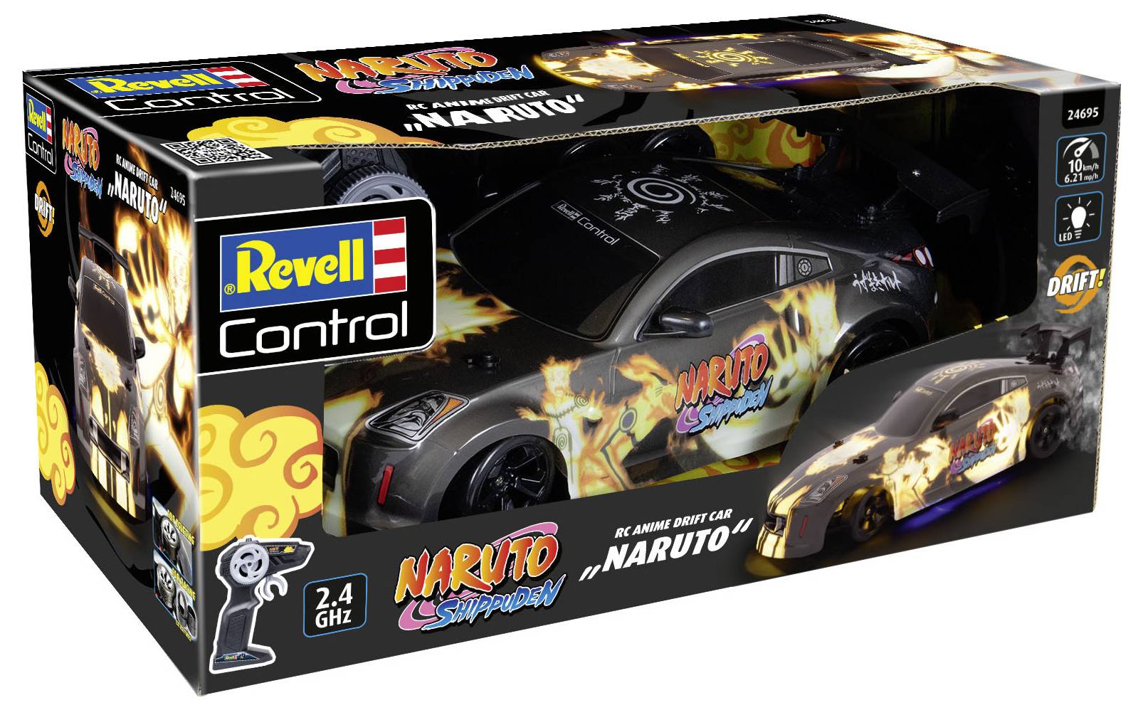 Revell Control 24695 Anime Drift Car Naruto 1:18 RC Einsteiger Modellauto Elektro Sportwagen
