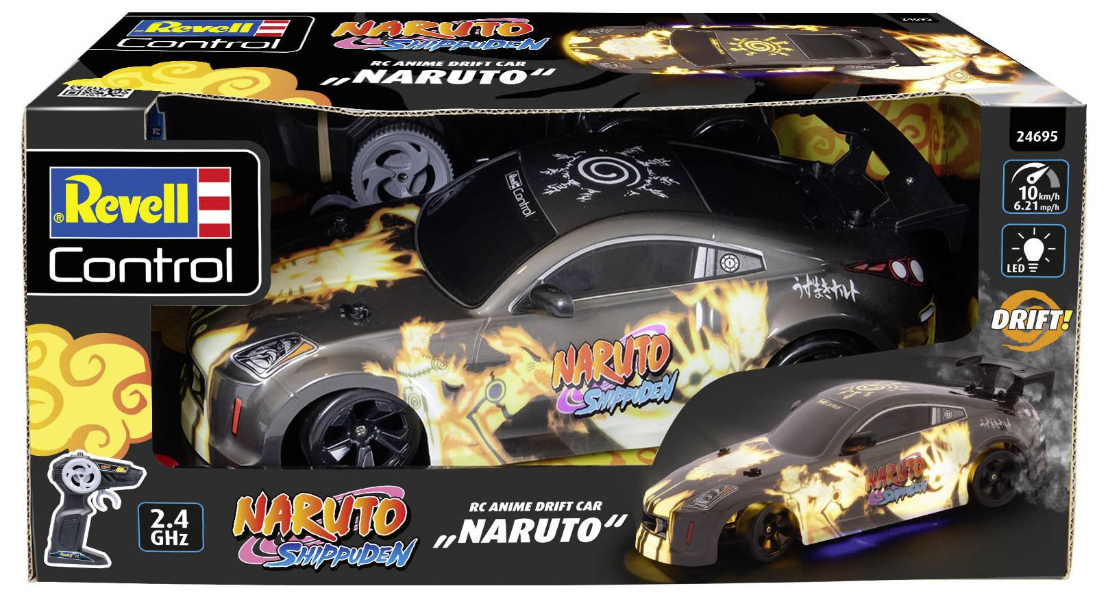 Revell Control 24695 Anime Drift Car Naruto 1:18 RC Einsteiger Modellauto Elektro Sportwagen