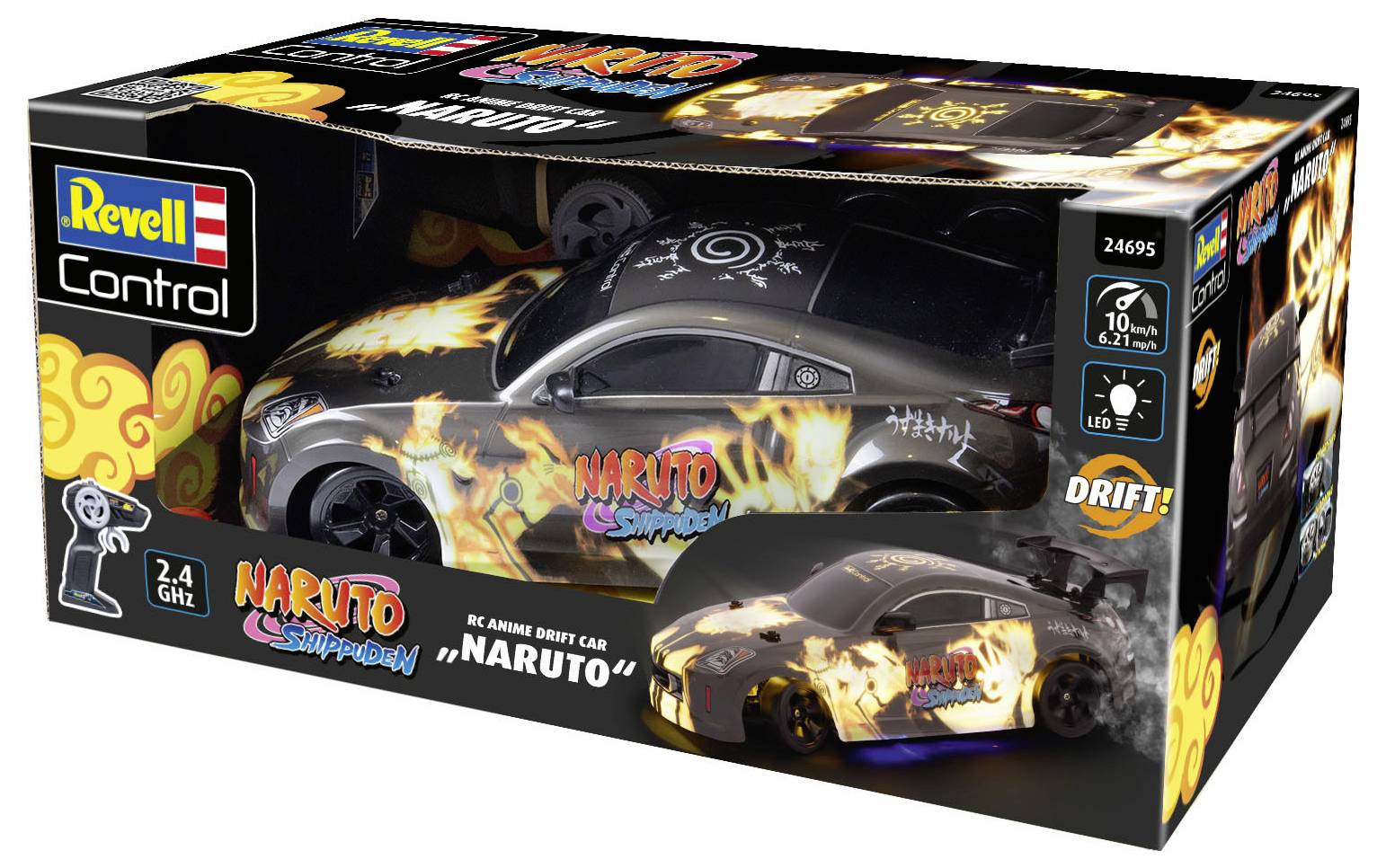 Revell Control 24695 Anime Drift Car Naruto 1:18 RC Einsteiger Modellauto Elektro Sportwagen