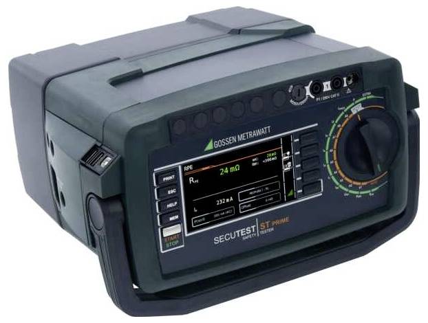 Gossen Metrawatt SECUTEST ST PRIME Gerätetester kalibriert (DAkkS-akkreditiertes Labor) VDE-Norm 0701-0702, 0751, 0544, 0413