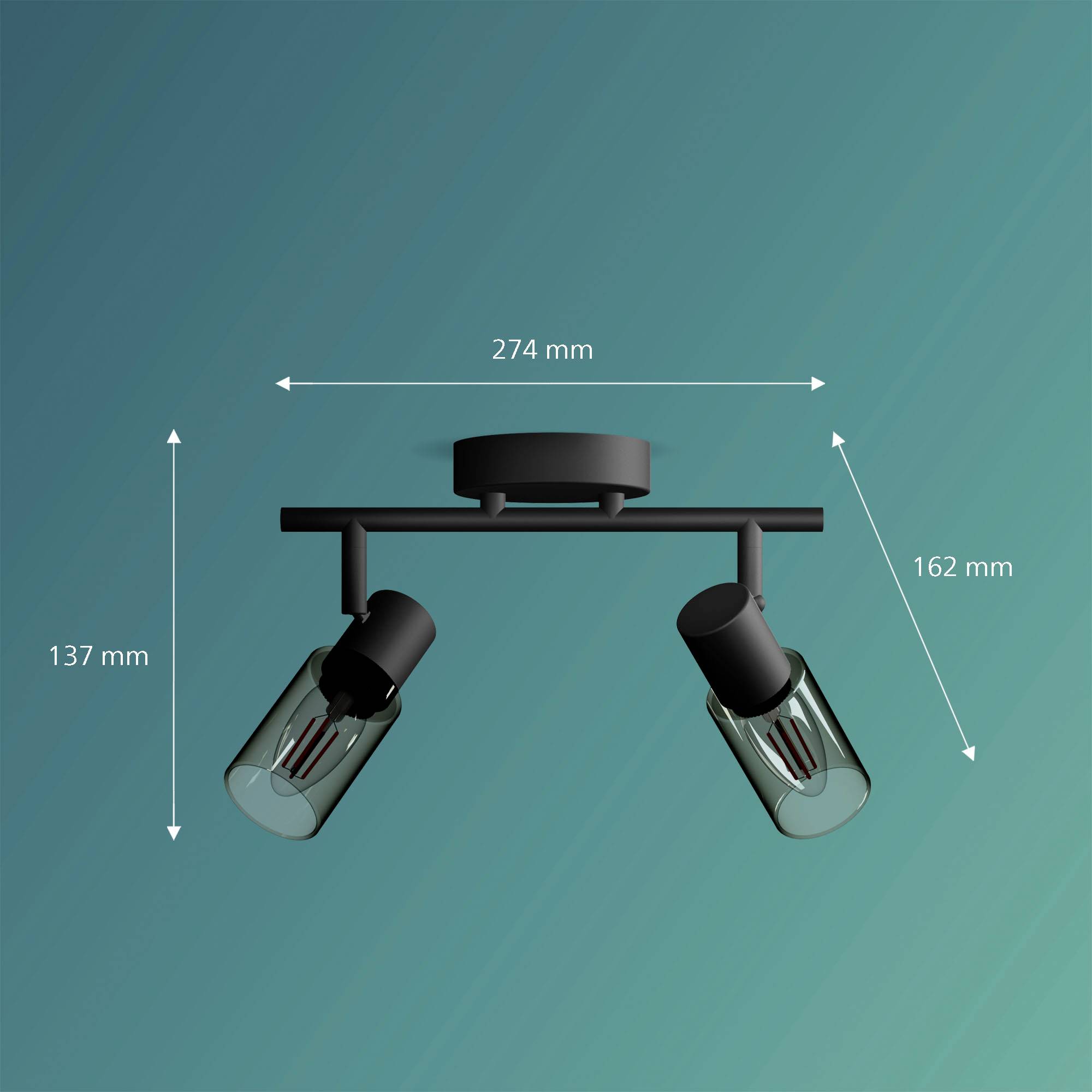 Philips Palms 8720169299290 Deckenstrahler E14 Schwarz