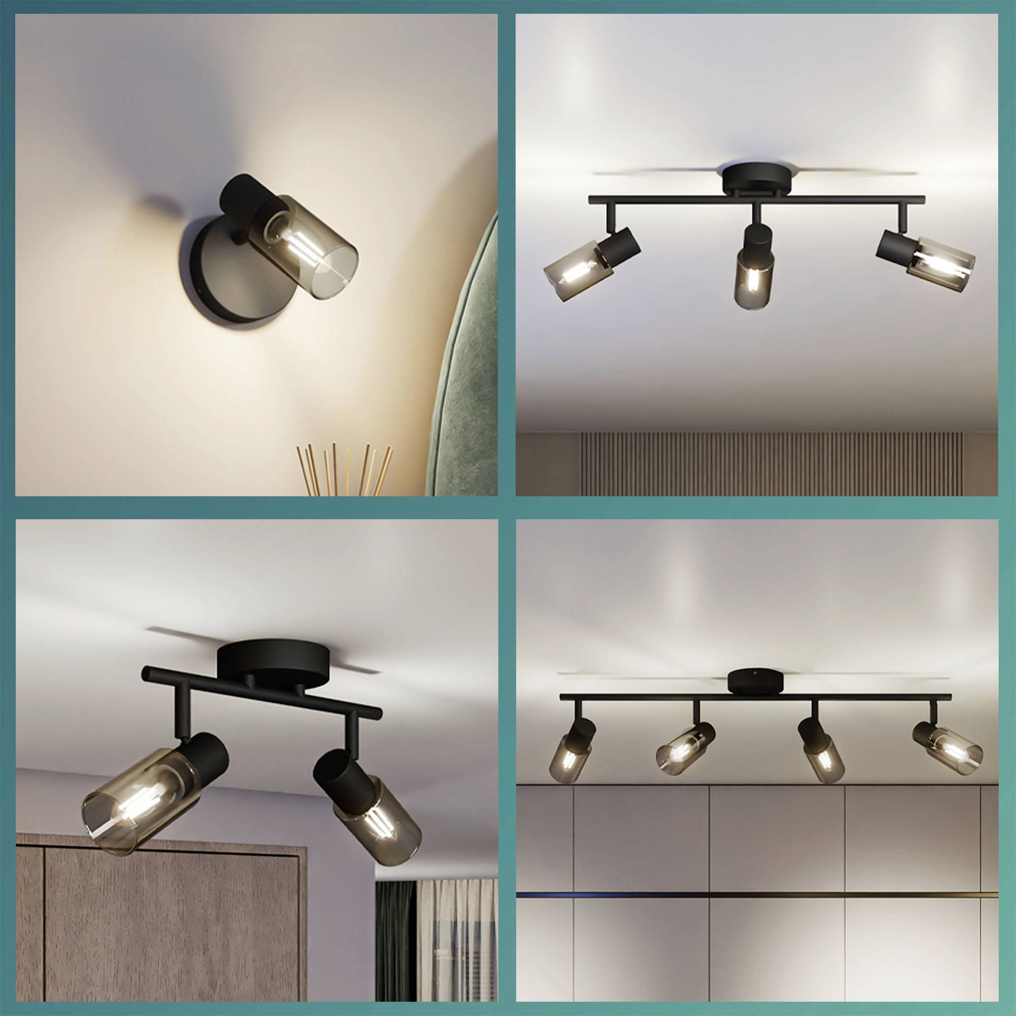 Philips Palms 8720169299351 Deckenstrahler E14 Schwarz