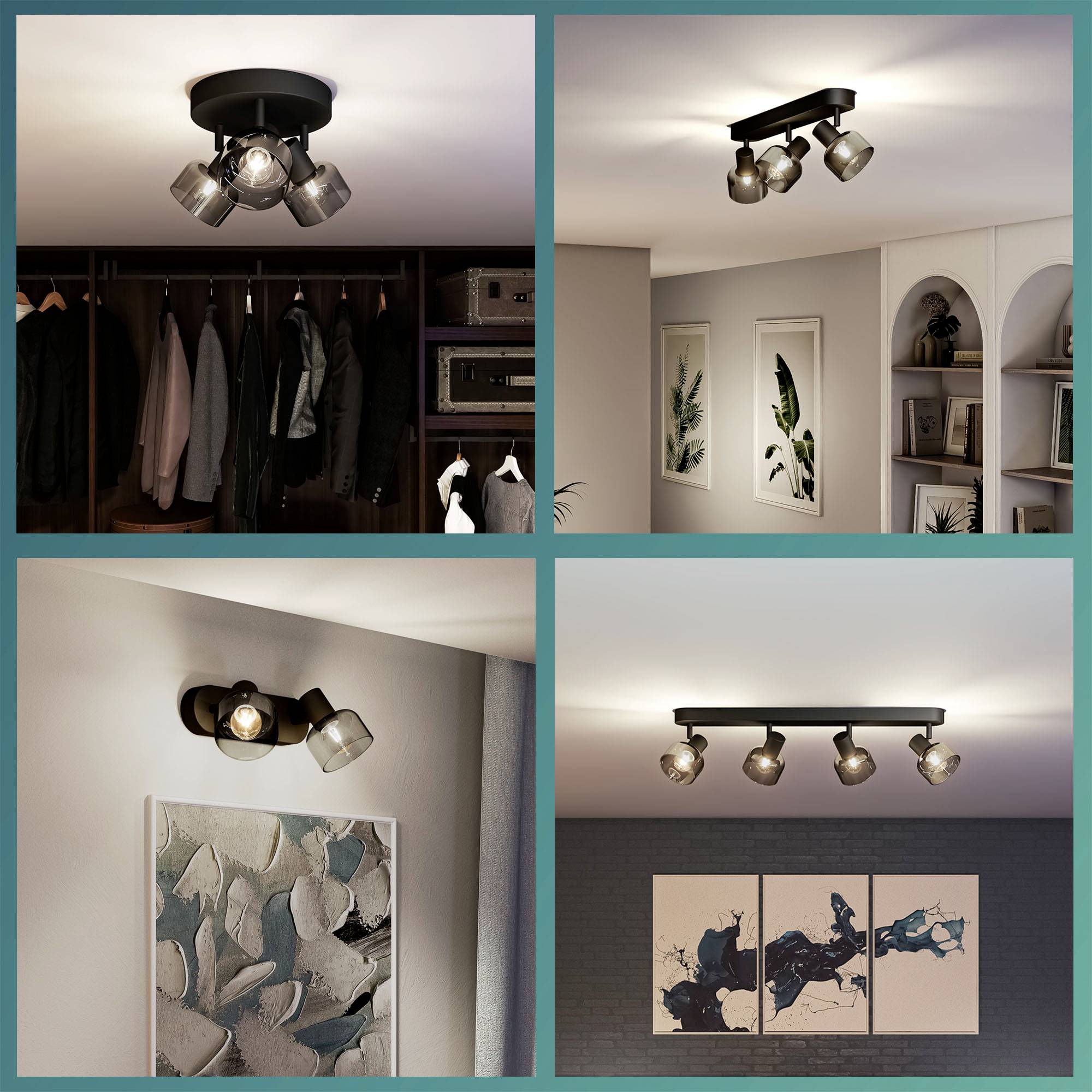 Philips Sleet 8720169299573 Deckenstrahler E14 Schwarz