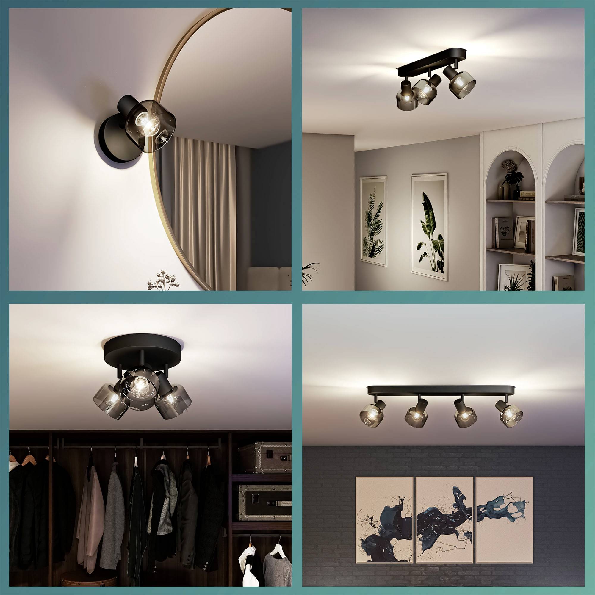 Philips Sleet 8720169299597 Deckenstrahler E14 Schwarz