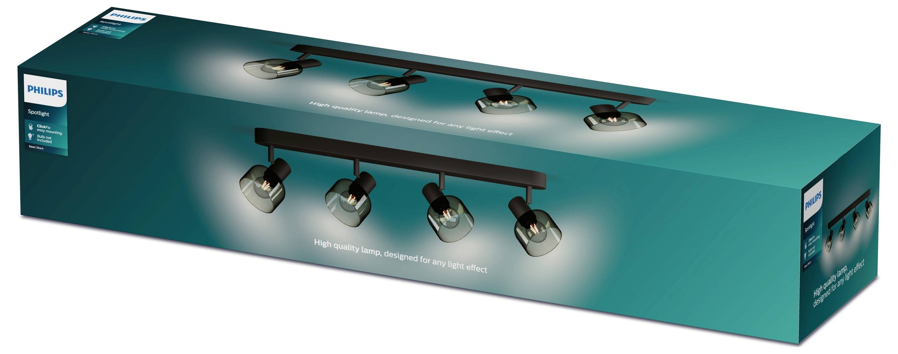 Philips Sleet 8720169299634 Deckenstrahler E14 Schwarz