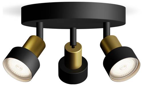 Philips Conduit 8720169299955 Deckenstrahler GU10 Schwarz, Gold