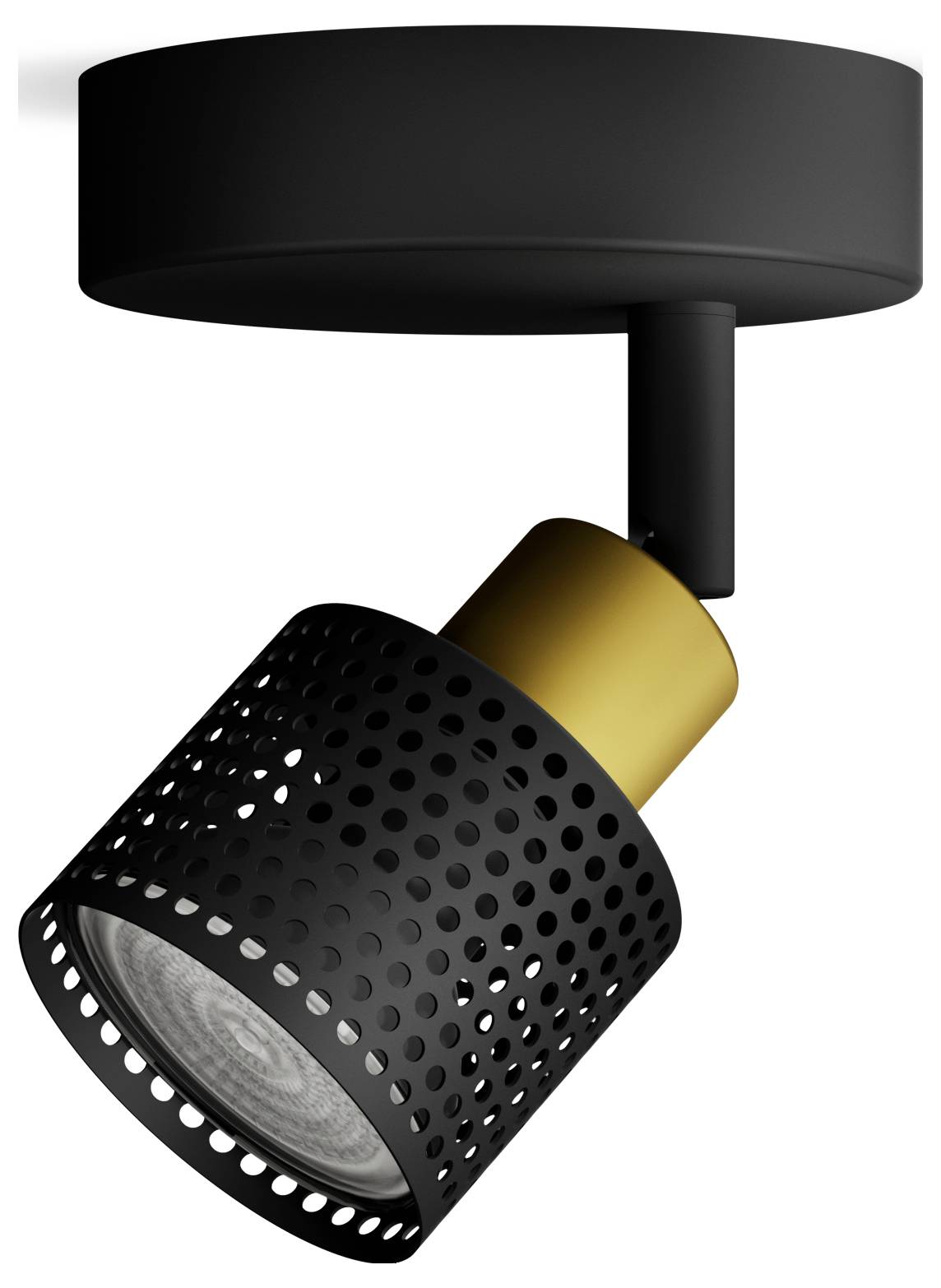 Philips Niall 8720169300071 Deckenstrahler GU10 Schwarz, Gold