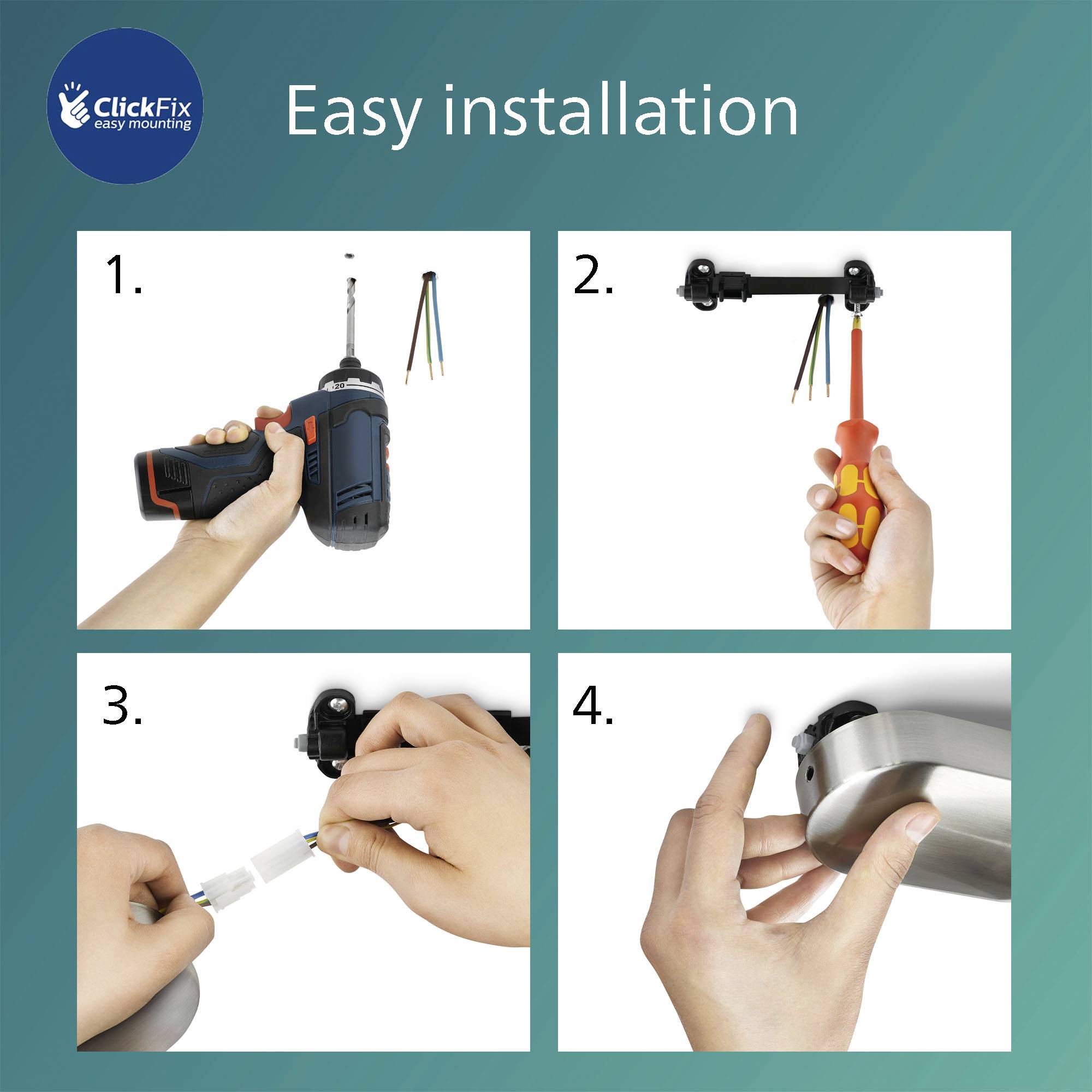 Philips Niall 8720169300095 Deckenstrahler GU10 Schwarz, Gold