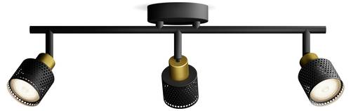 Philips Niall 8720169300118 Deckenstrahler GU10 Schwarz, Gold