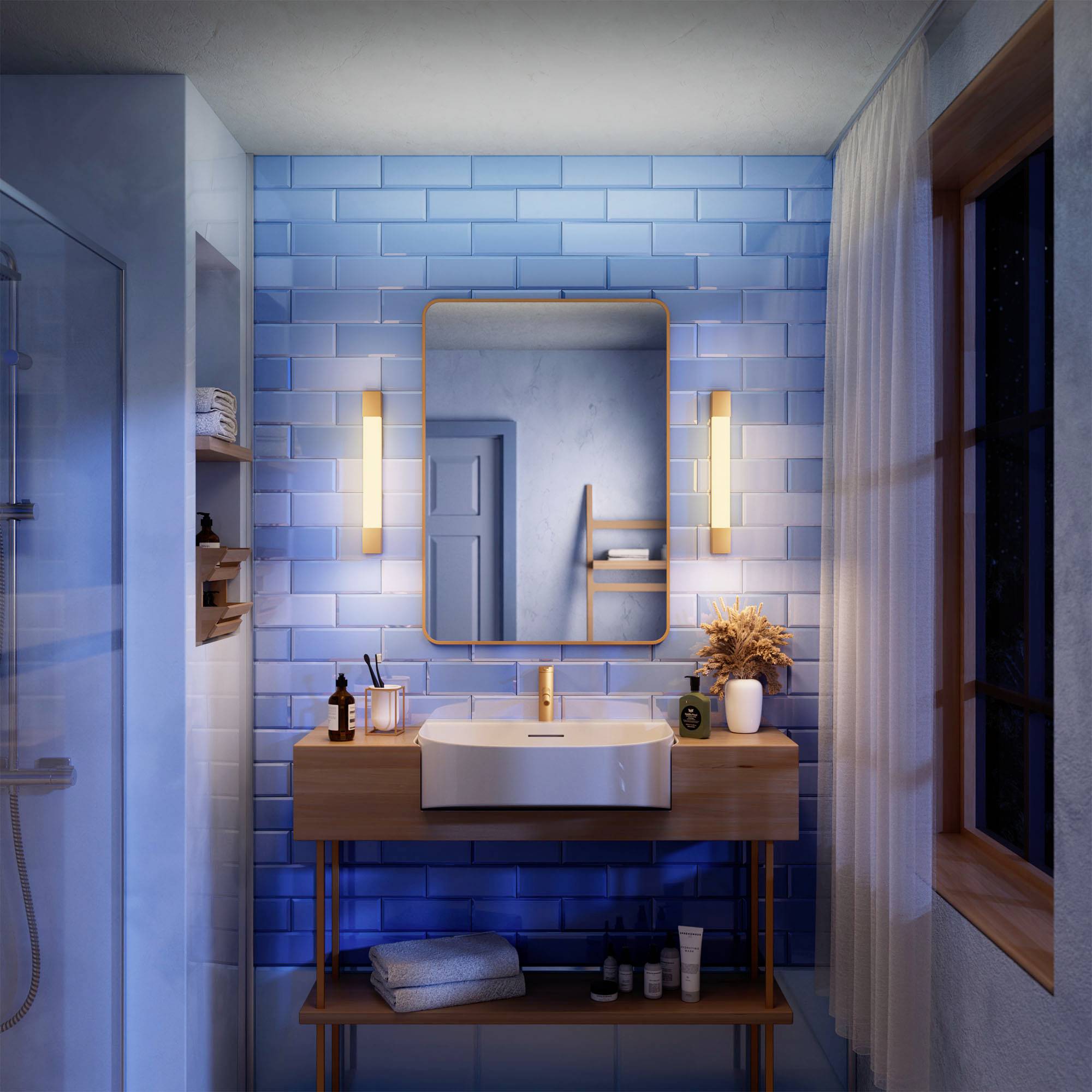 Philips Rover 8720169299498 LED-Bad-Deckenleuchte 5 W Warmweiß Gold