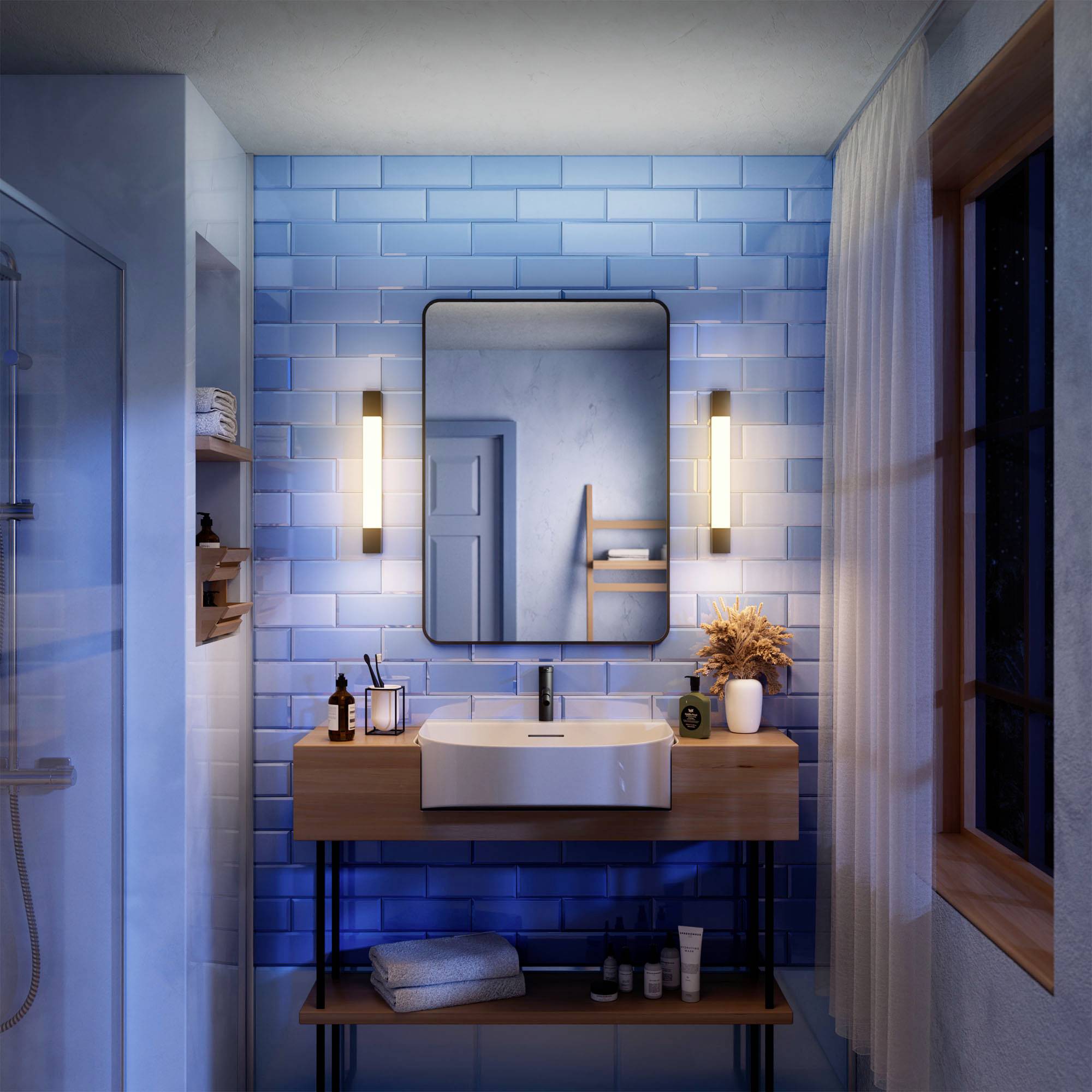 Philips Rover 8720169300255 LED-Bad-Deckenleuchte 5 W Warmweiß Schwarz