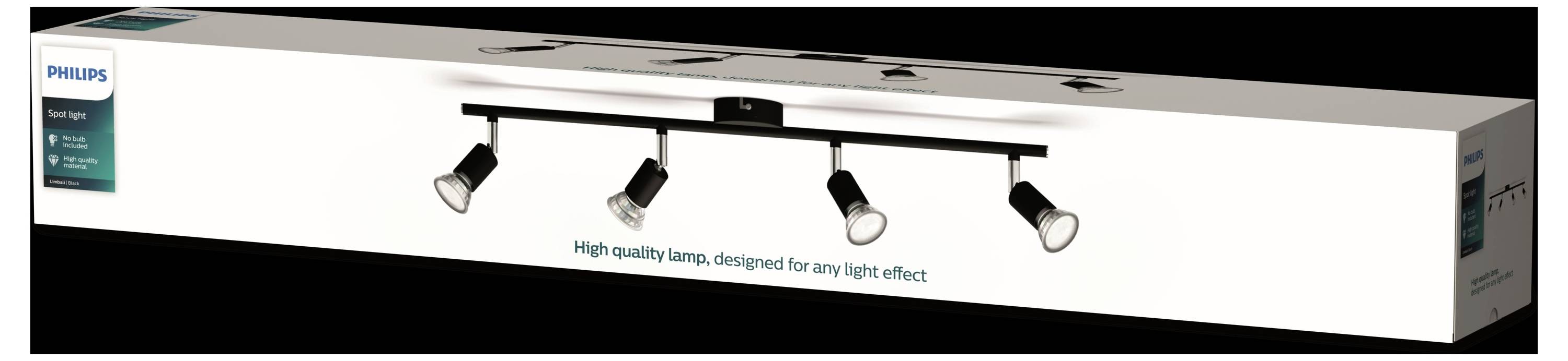 Philips Limbali 8719514465275 Deckenstrahler GU10 Schwarz