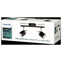 Philips Meranti 8719514465398 Deckenstrahler GU10 Schwarz Philips Meranti 8719514465398 Deckenstrahler GU10 Schwarz