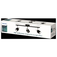 Philips Meranti 8719514465411 Deckenstrahler GU10 Schwarz Philips Meranti 8719514465411 Deckenstrahler GU10 Schwarz